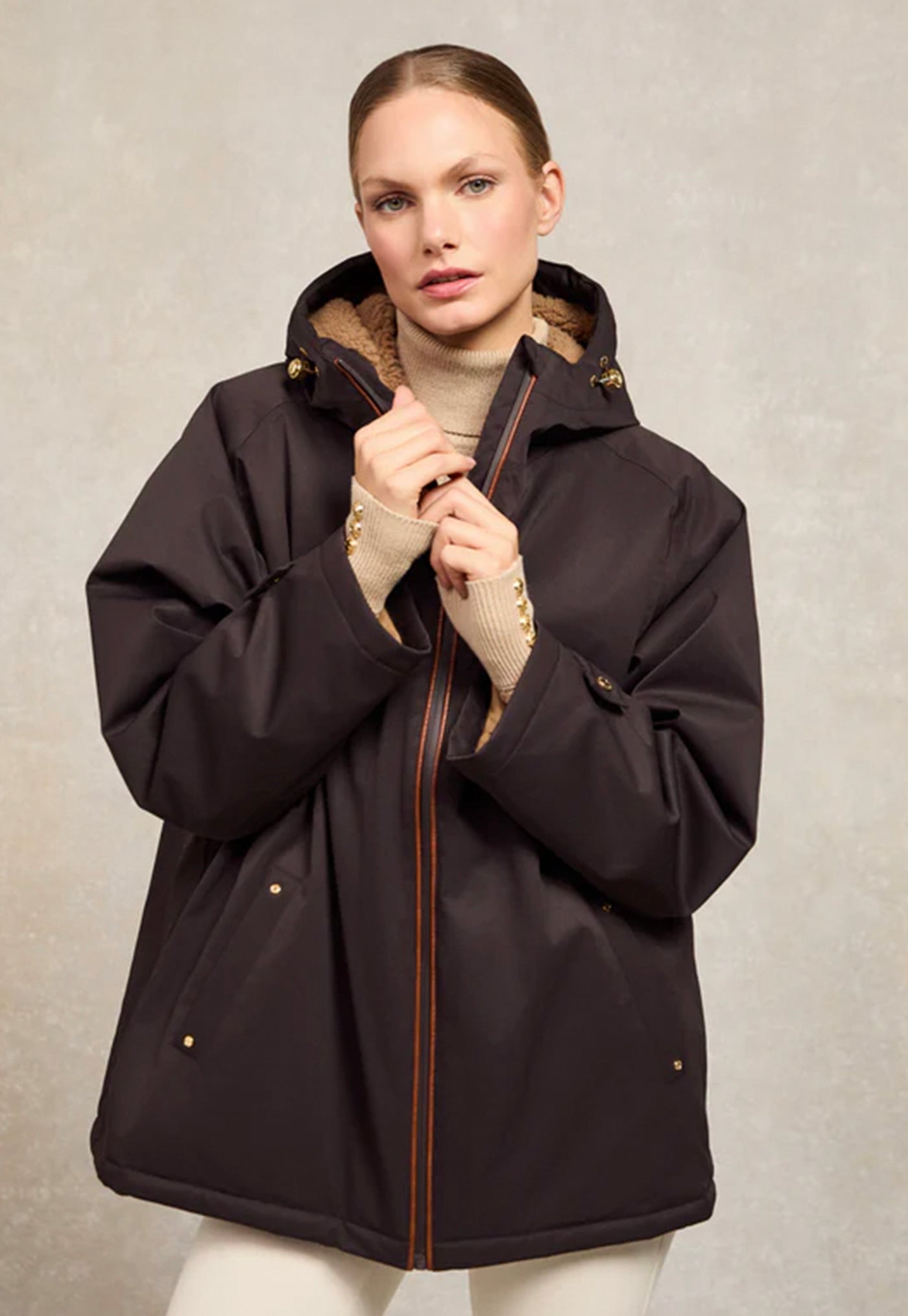 One-Size Waterproof Jacket - Chocolate