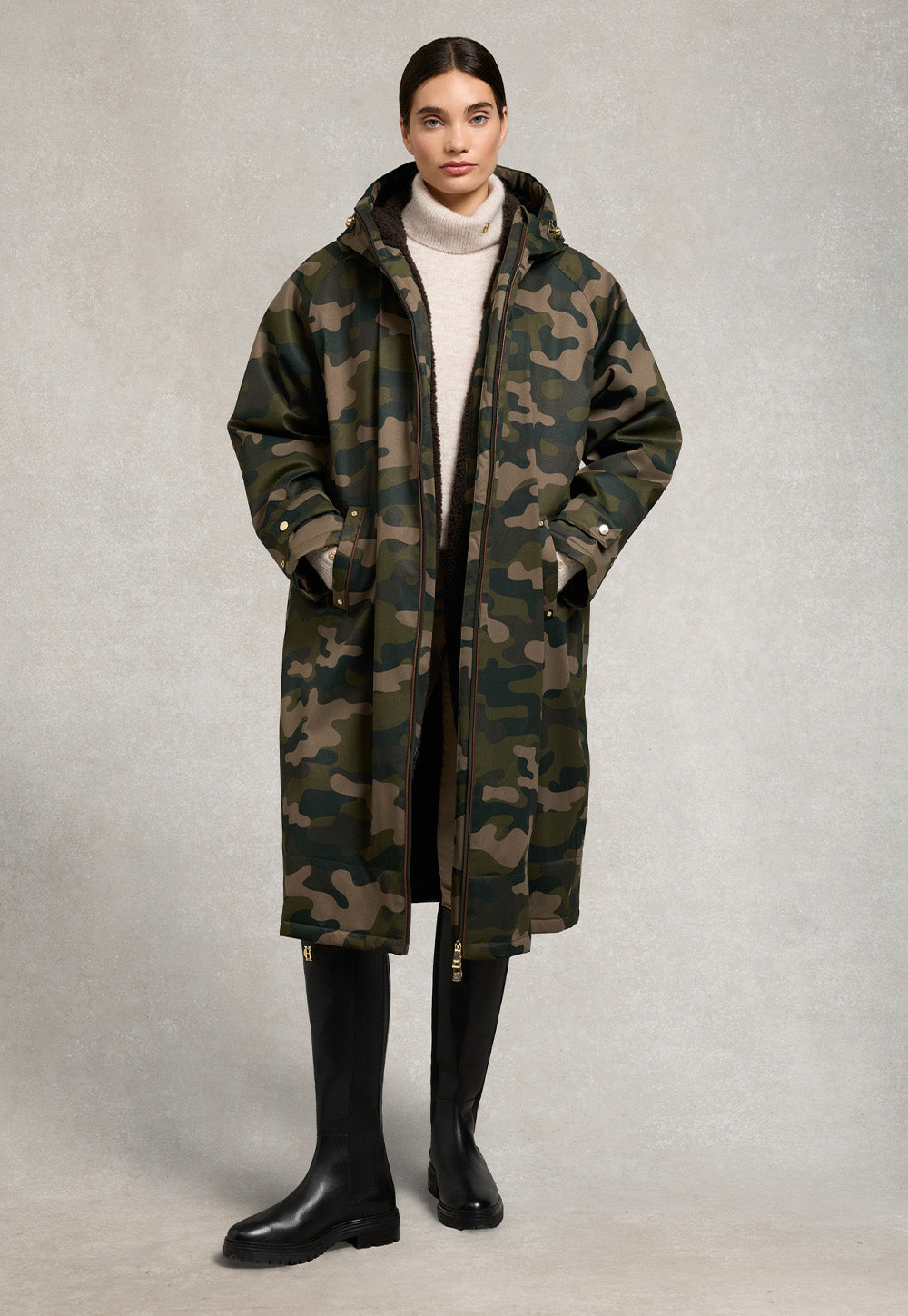 One Size Waterproof Coat - Camo