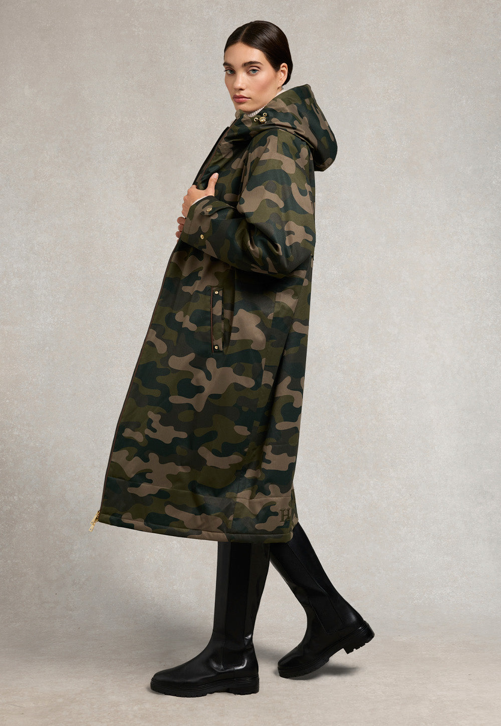 One Size Waterproof Coat - Camo
