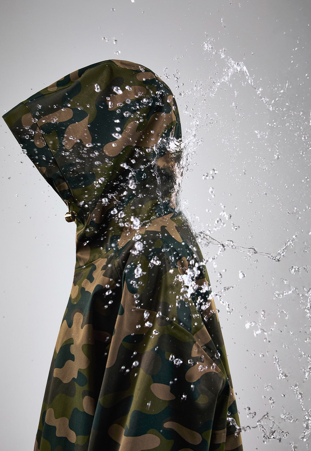 One Size Waterproof Coat - Camo