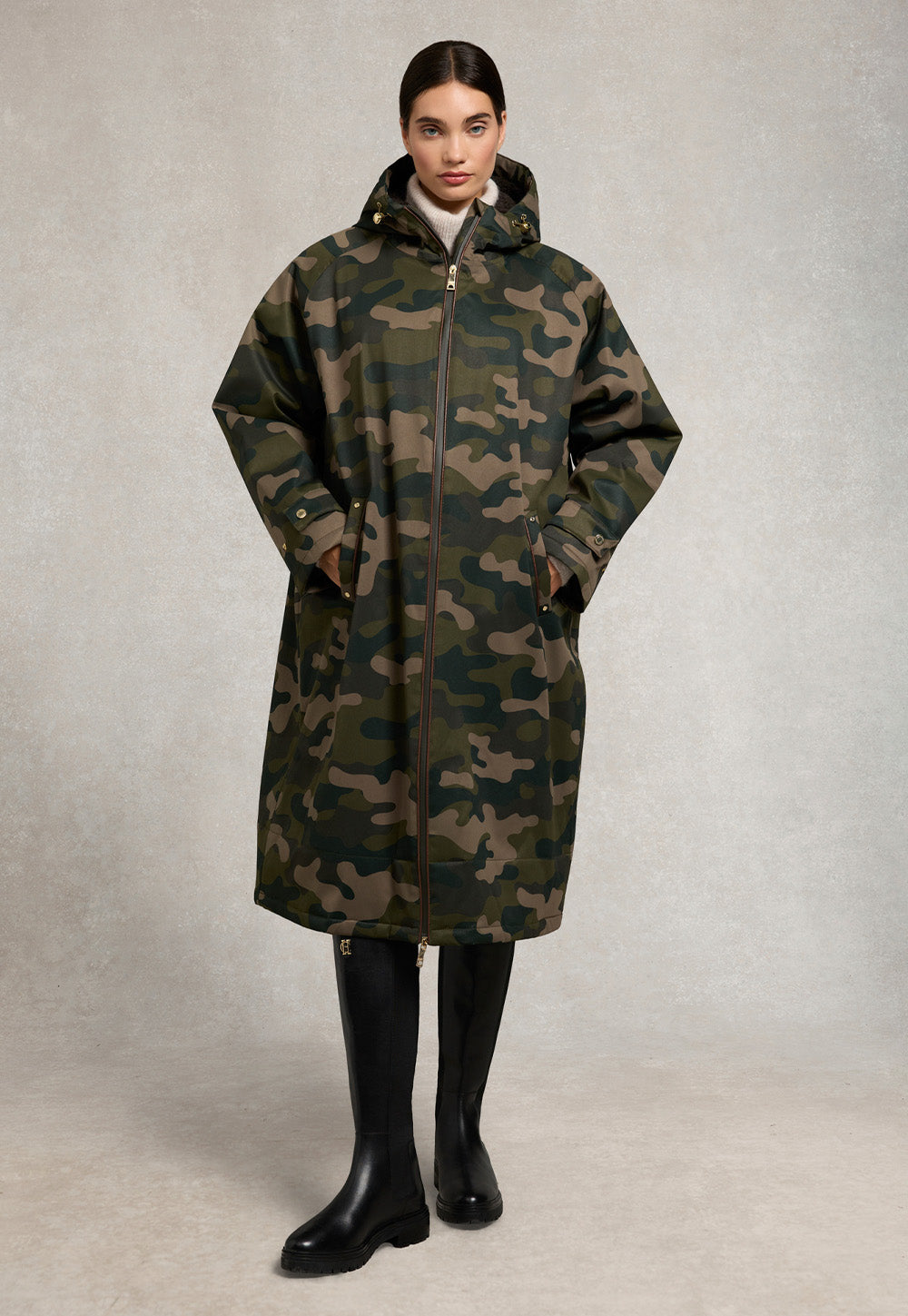 One Size Waterproof Coat - Camo