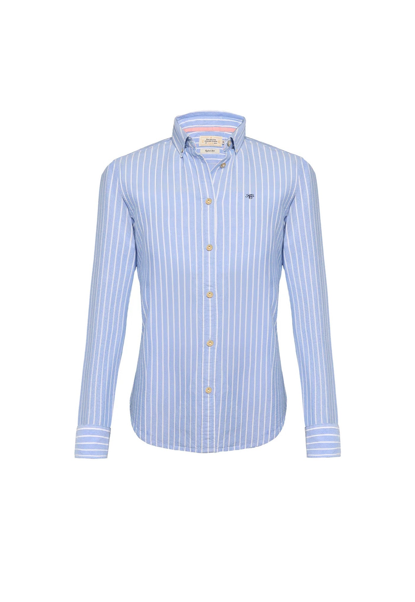 Oxford Shirt - Sky Blue Stripe