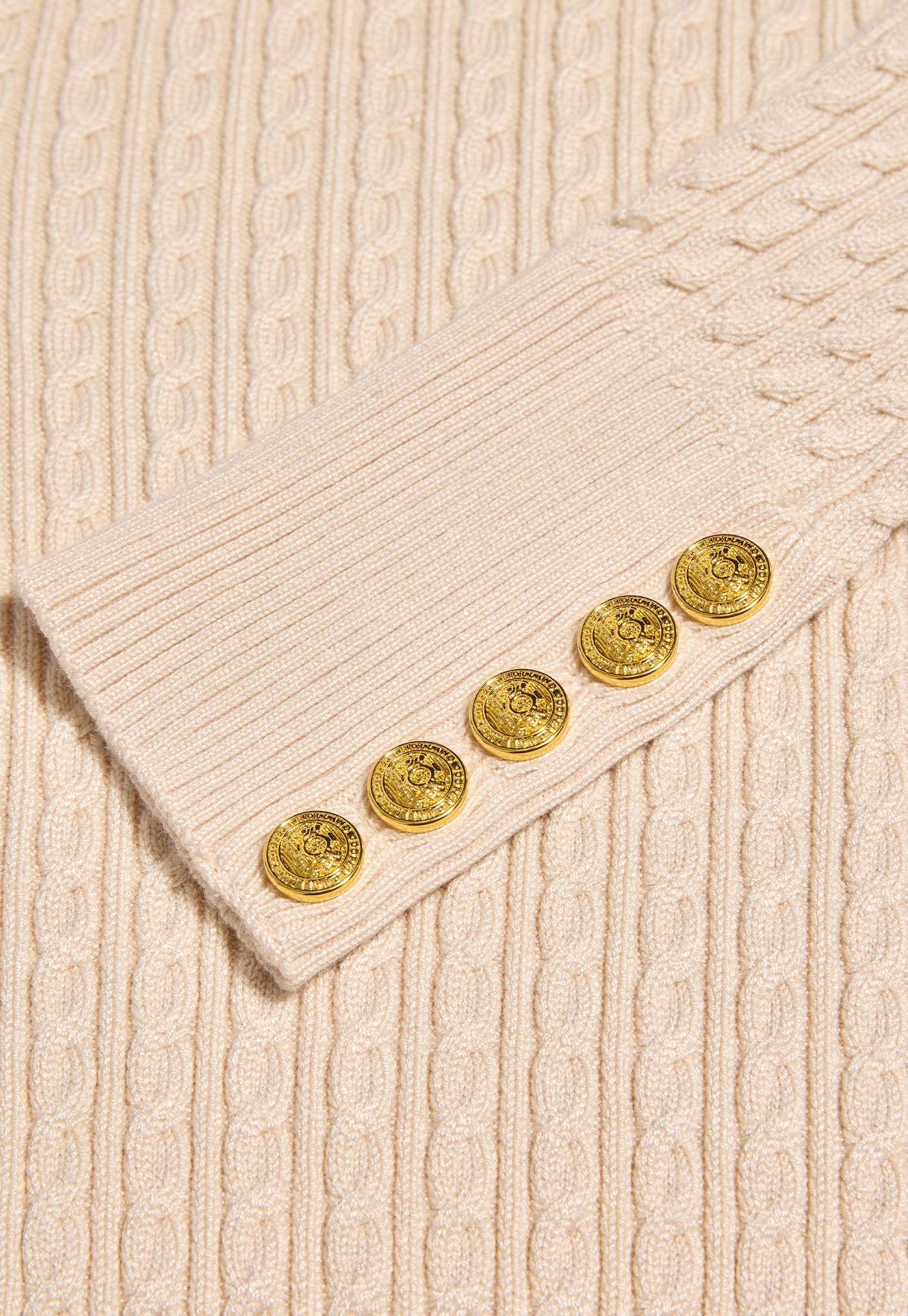 Princeton Crew Neck Knit - Almond