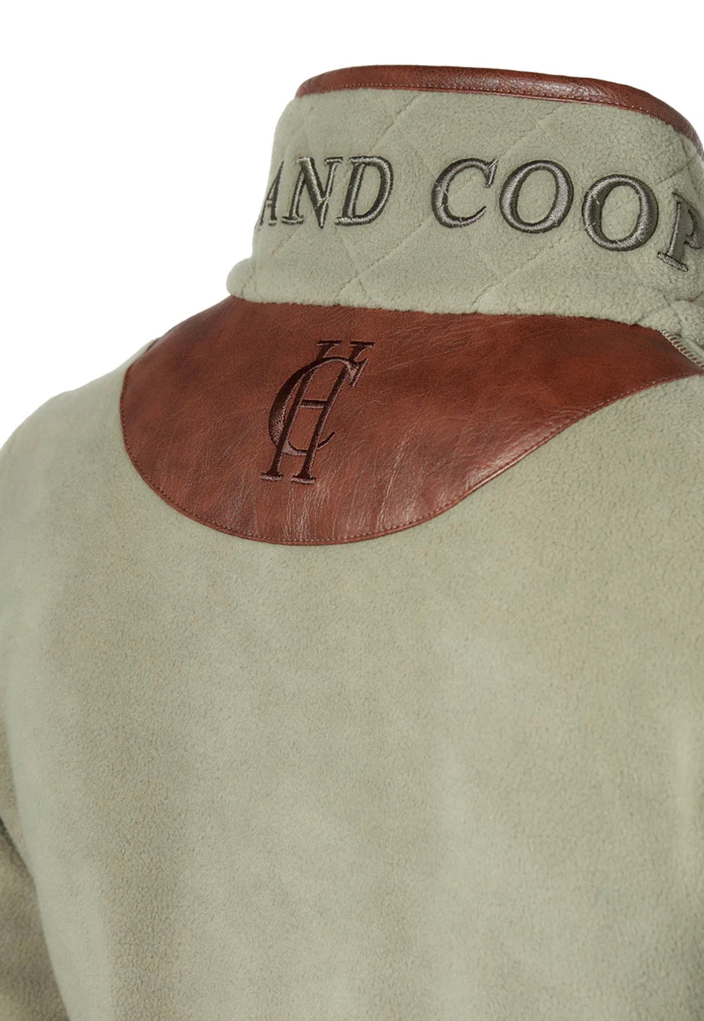 Country Fleece Quarter Zip - Sage