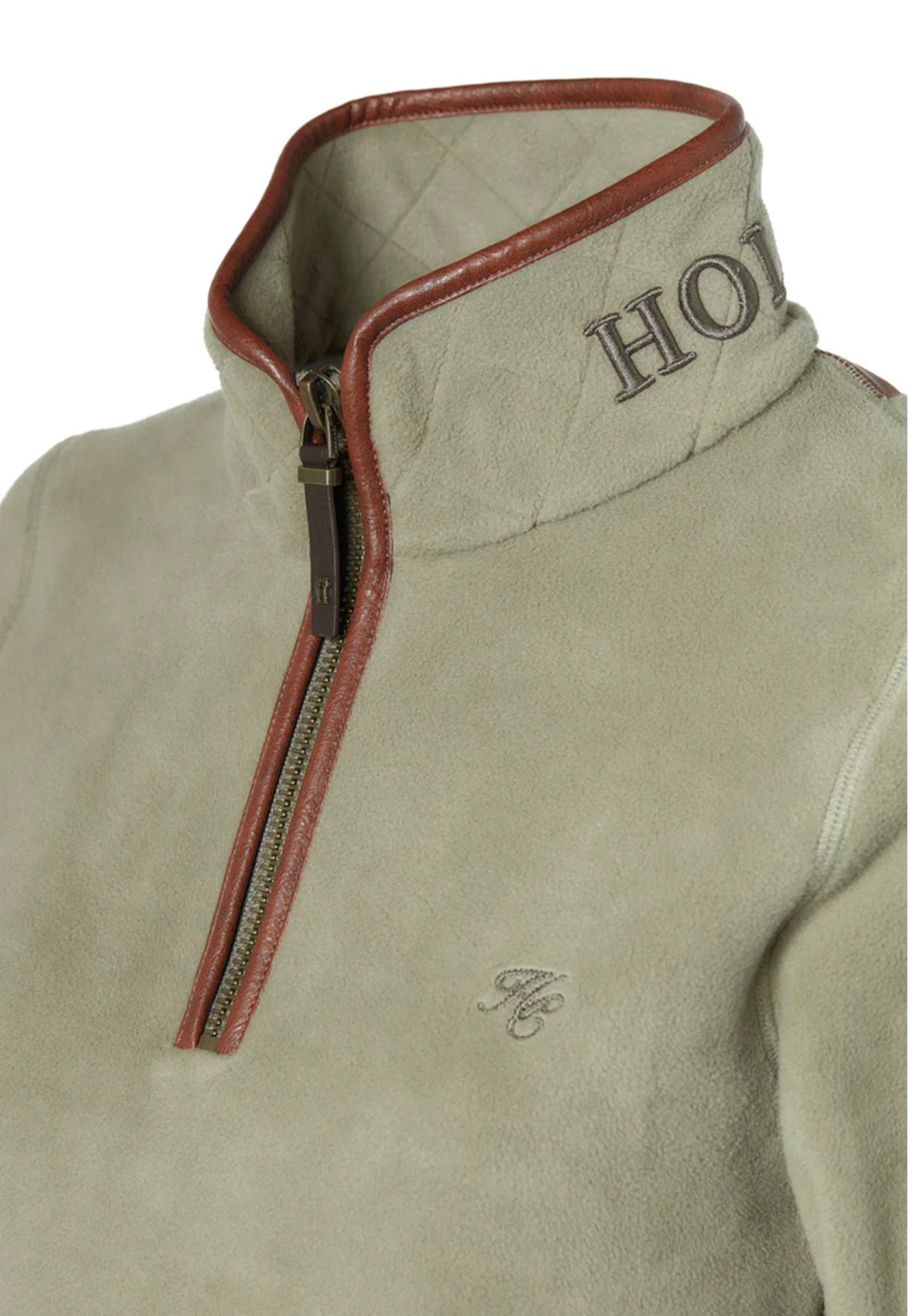 Country Fleece Quarter Zip - Sage