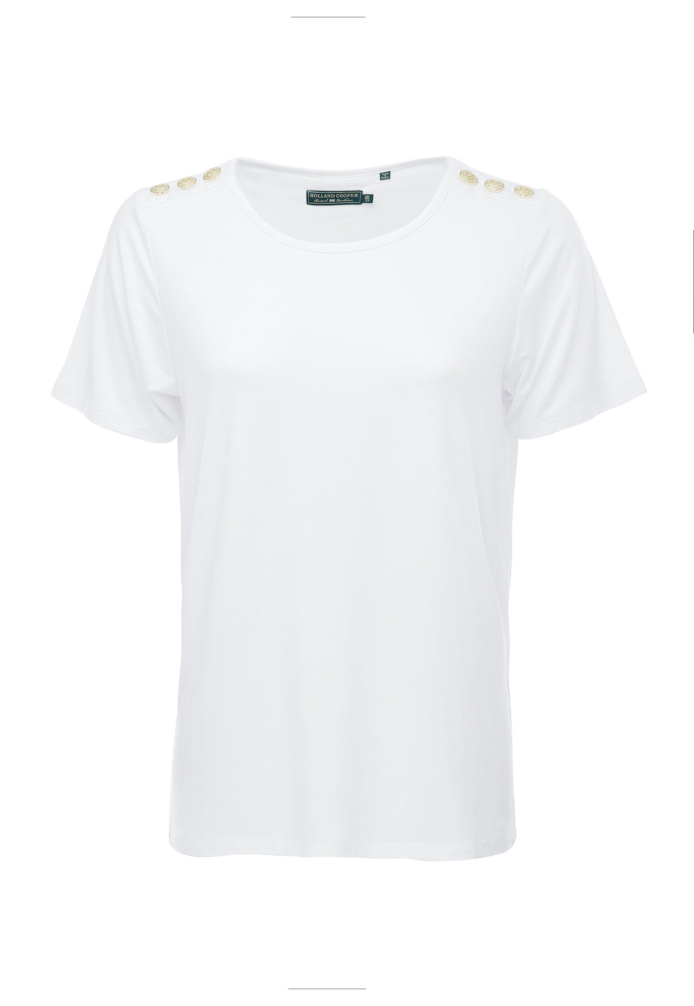 Relax Fit Crew Neck Tee - White