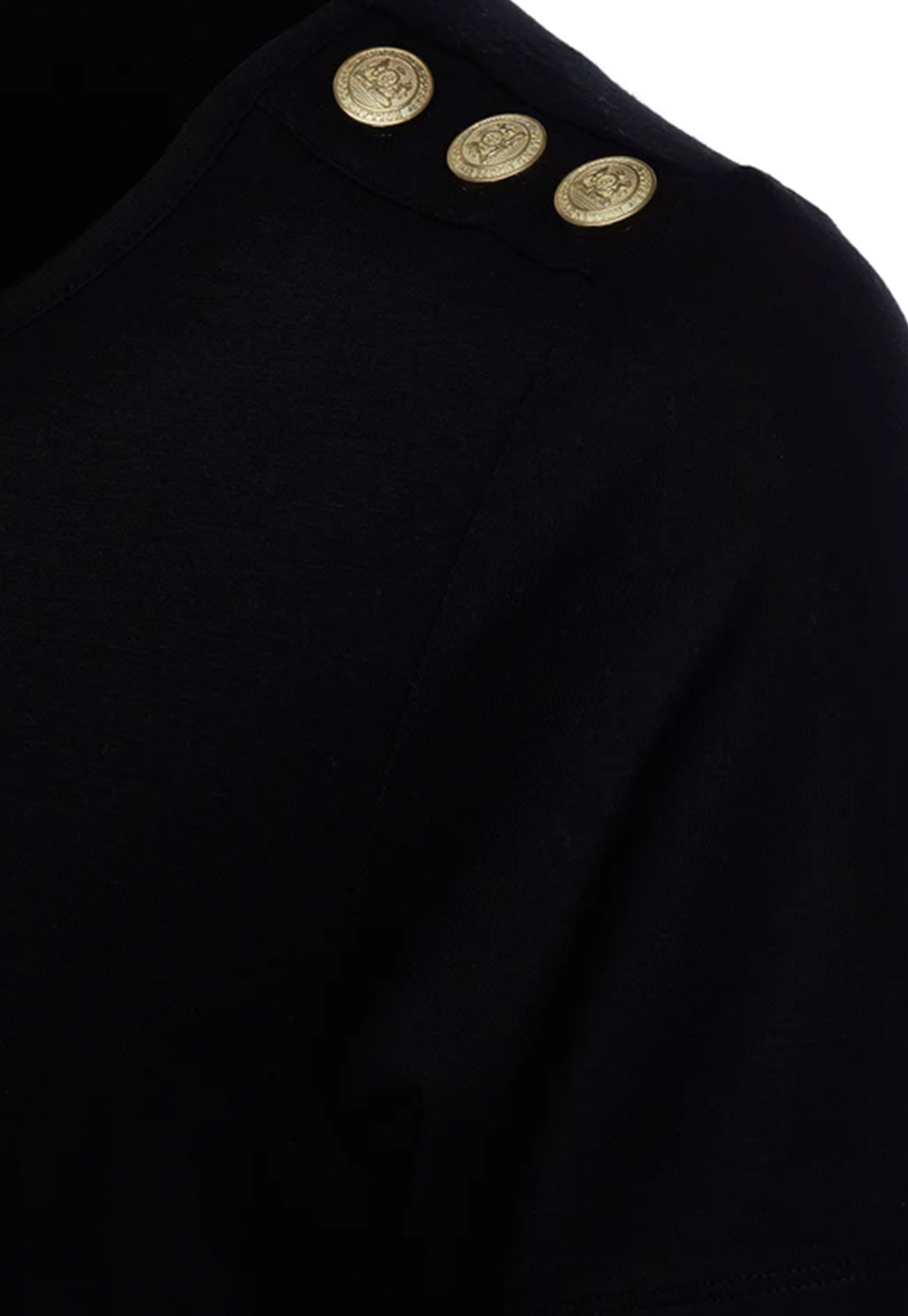 Relax Fit Crew Neck Tee - Black