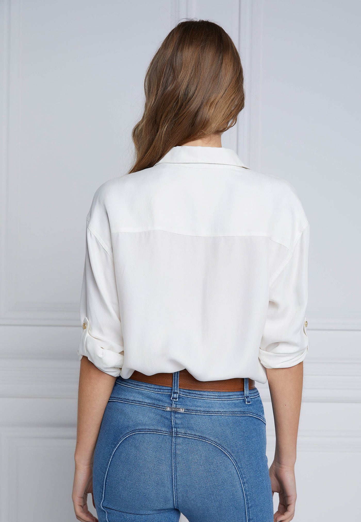Relaxed Fit Military Shirt - Cream