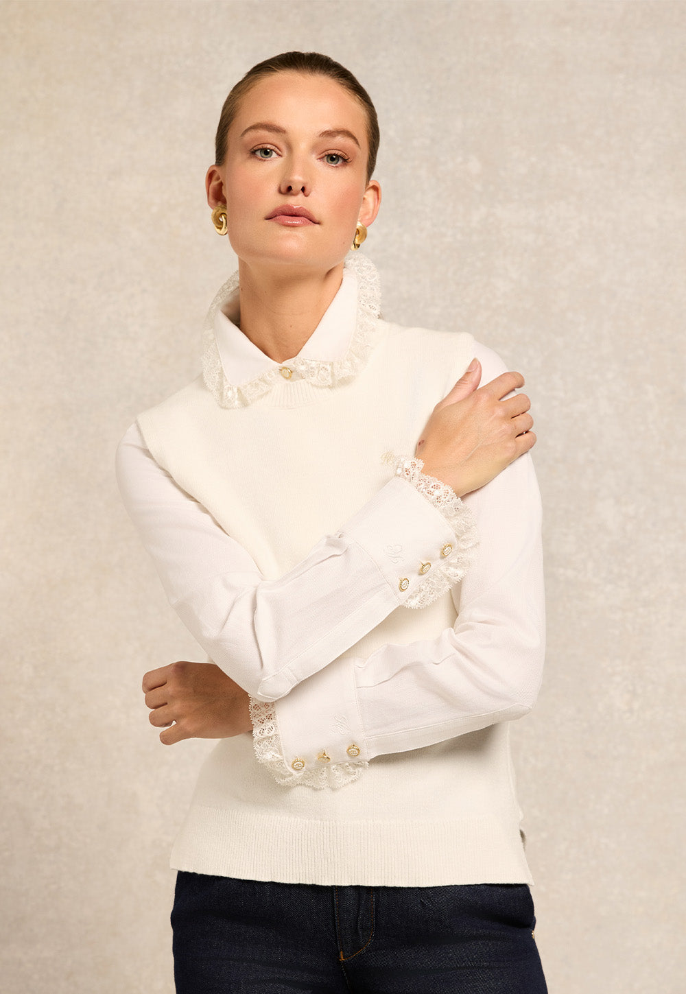 Rose Shirt - White
