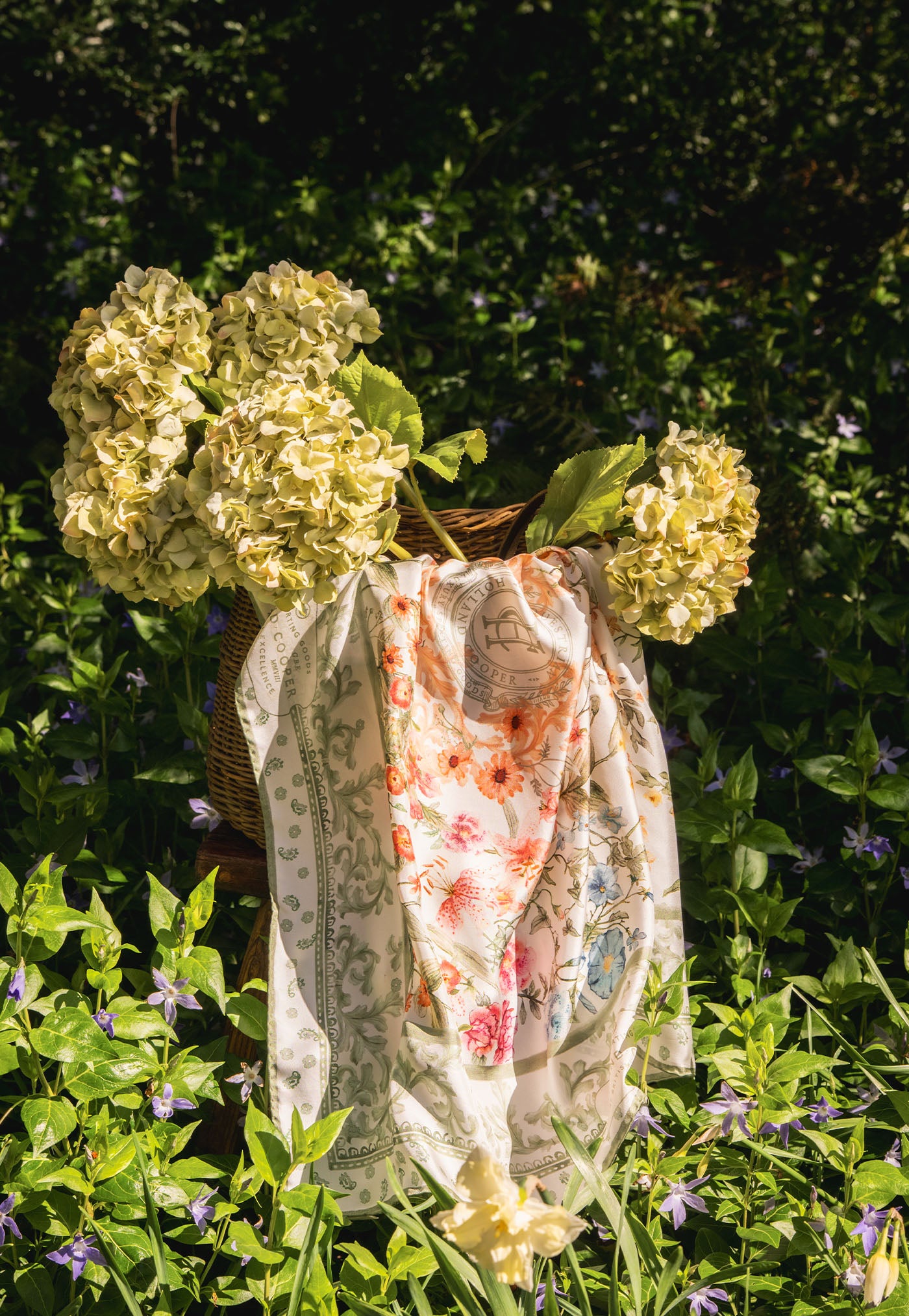 Silk Scarf - Heritage Garden