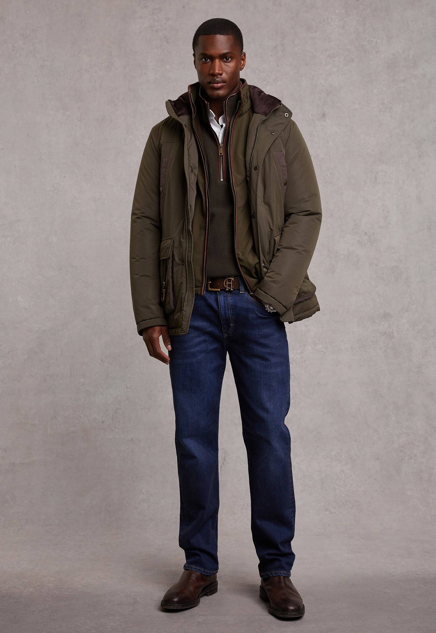 Men's Stamford Field Coat - Khaki