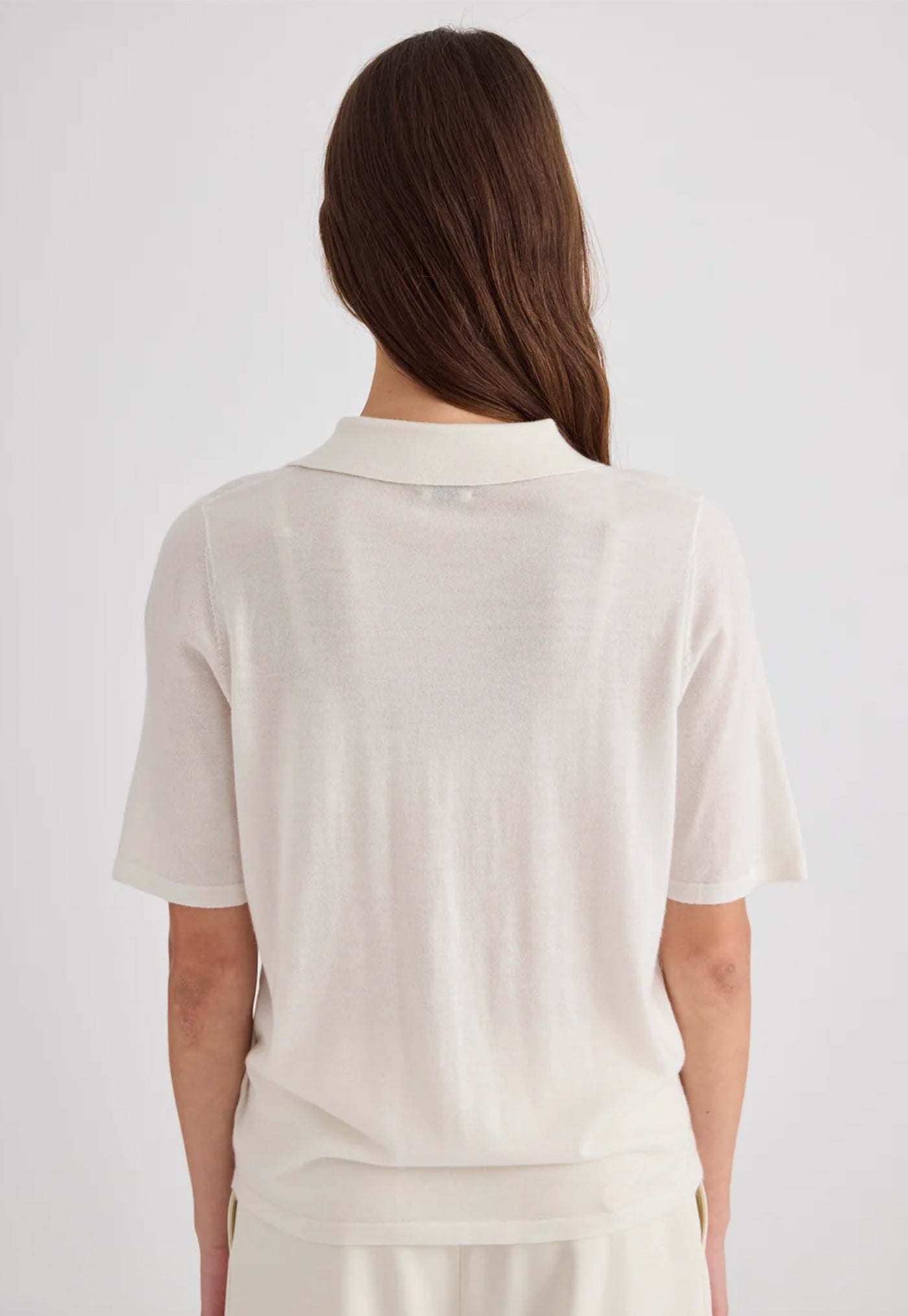Featherlight Cashmere Shirt - Cream