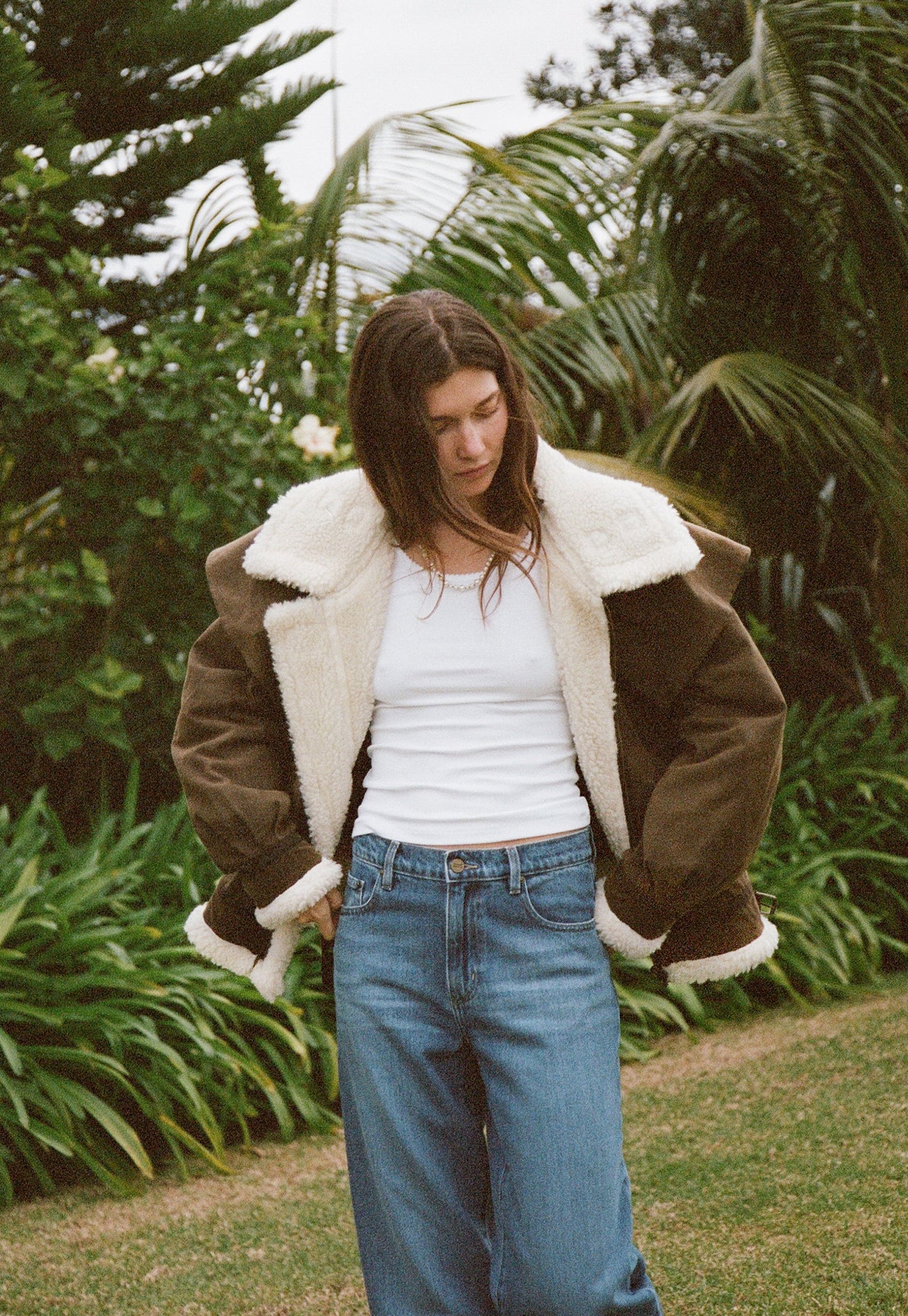 When It All Feels Impossible Jacket - Washed Brown