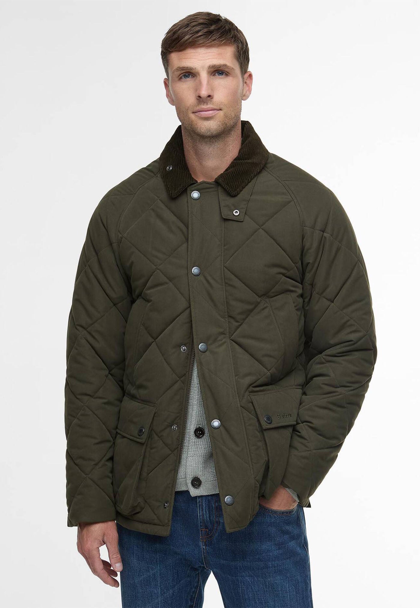 Modern Bedale Quilted Jacket - Olive