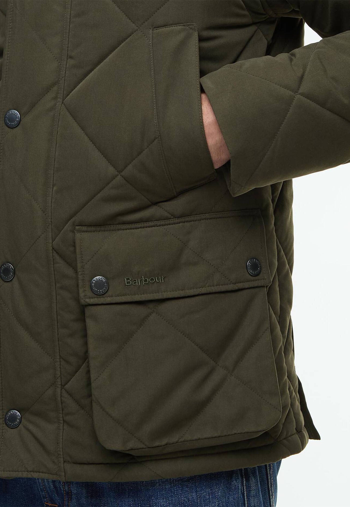 Modern Bedale Quilted Jacket - Olive