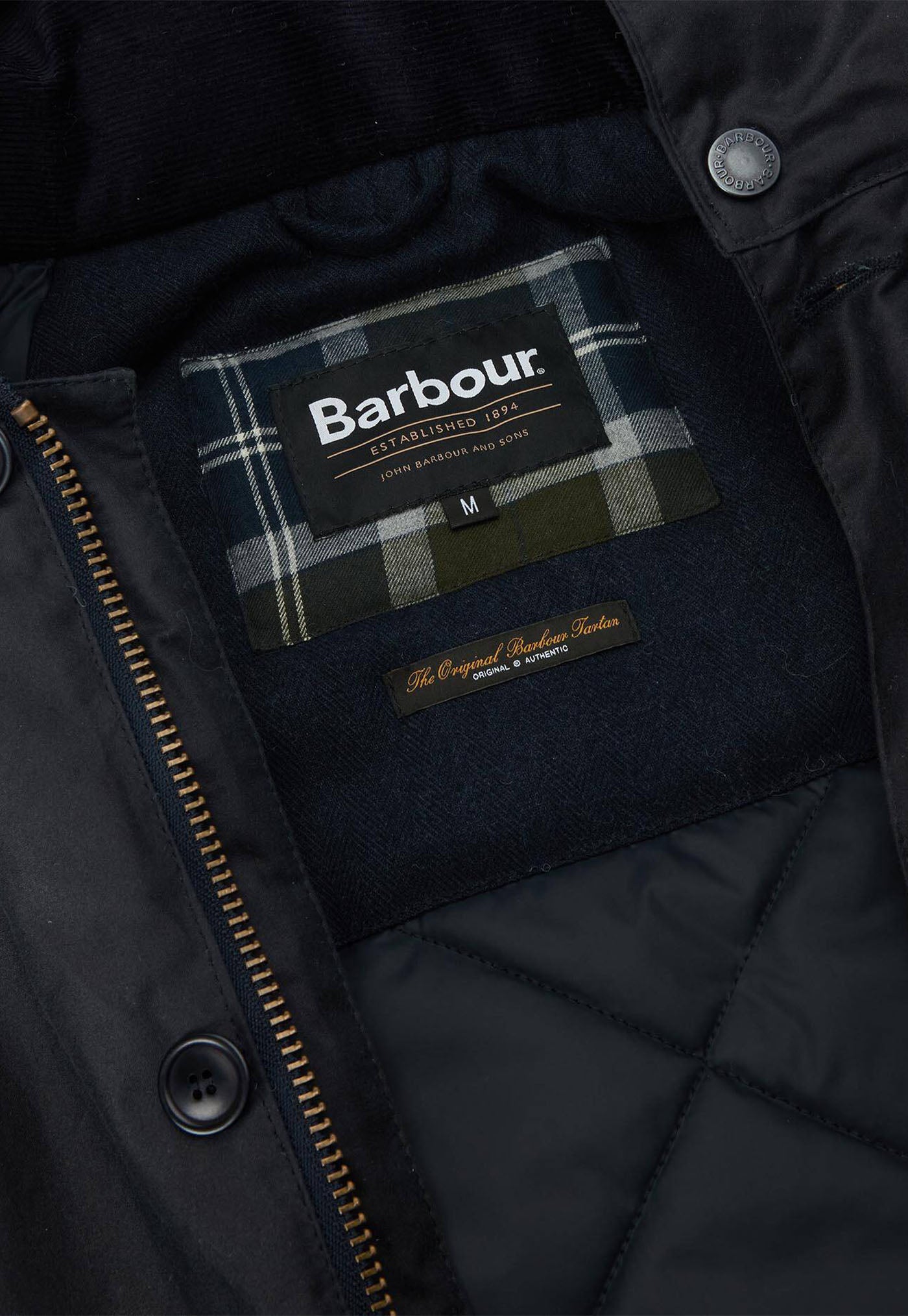 Modern Heritage Beaufort Wax Jacket - Navy