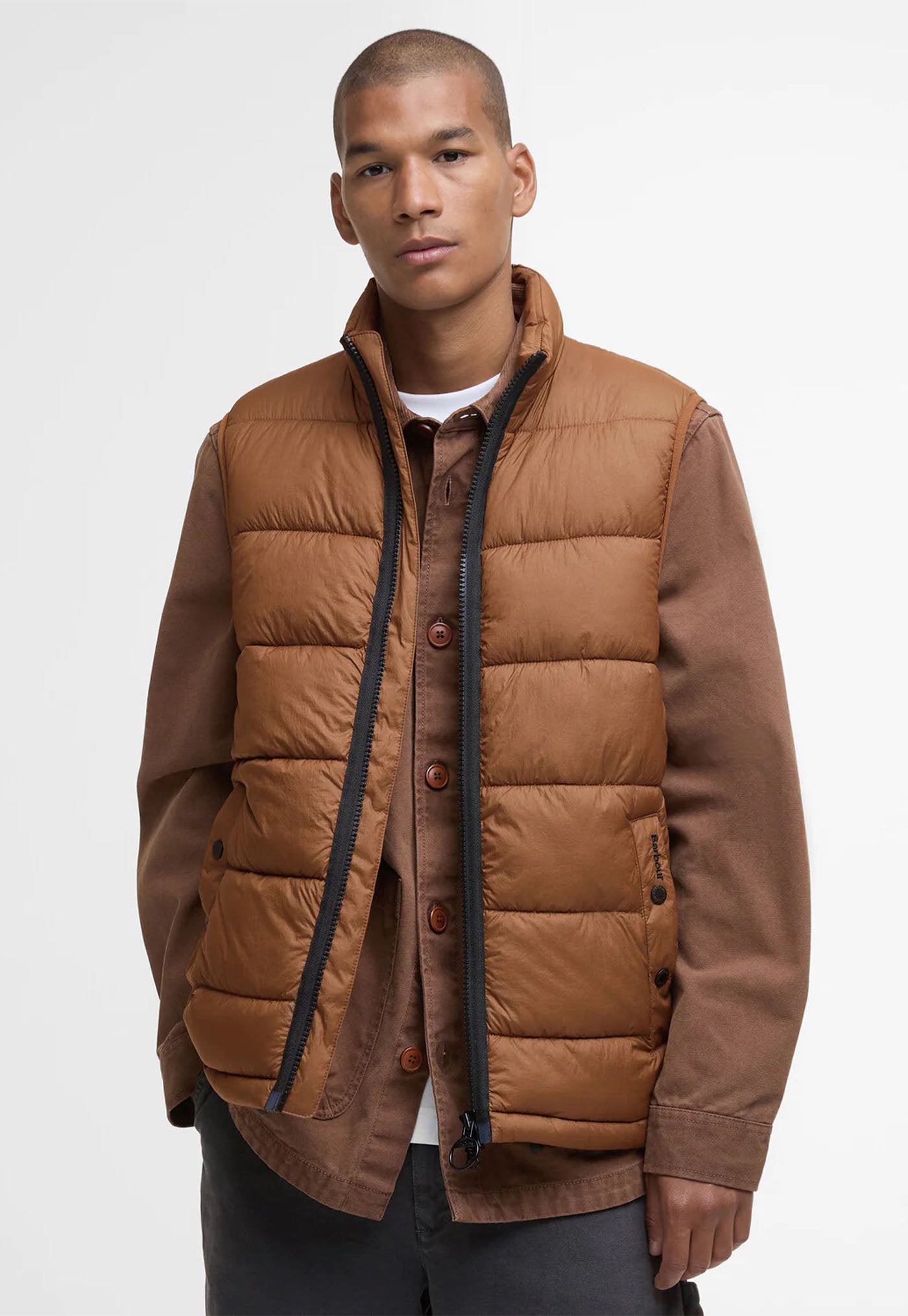 Offshore Quilted Gilet - Umber