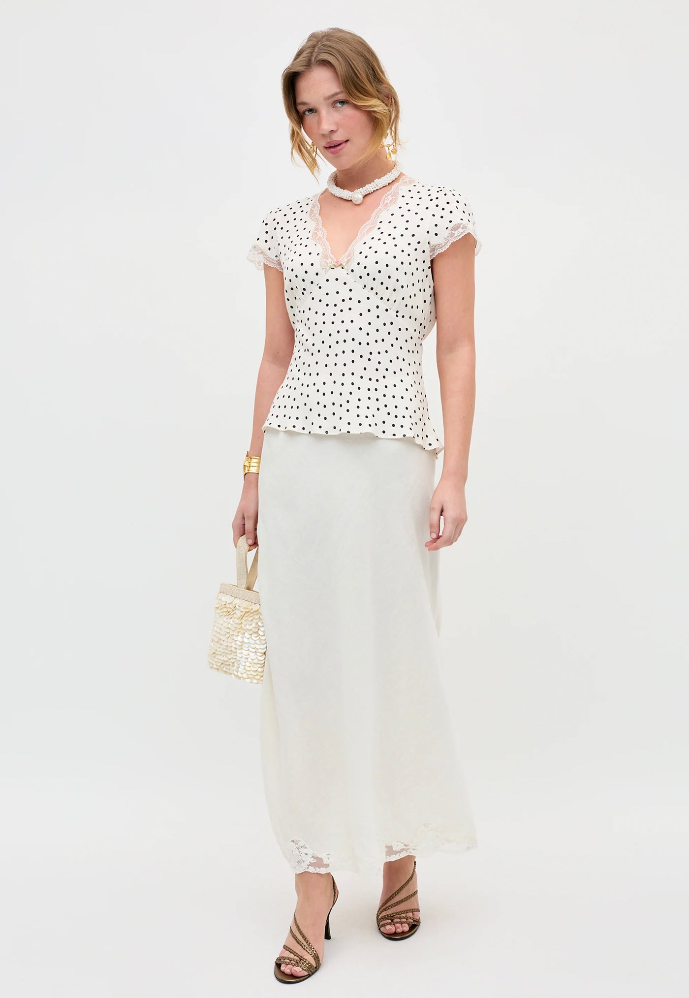 Crystal Skirt - Cream