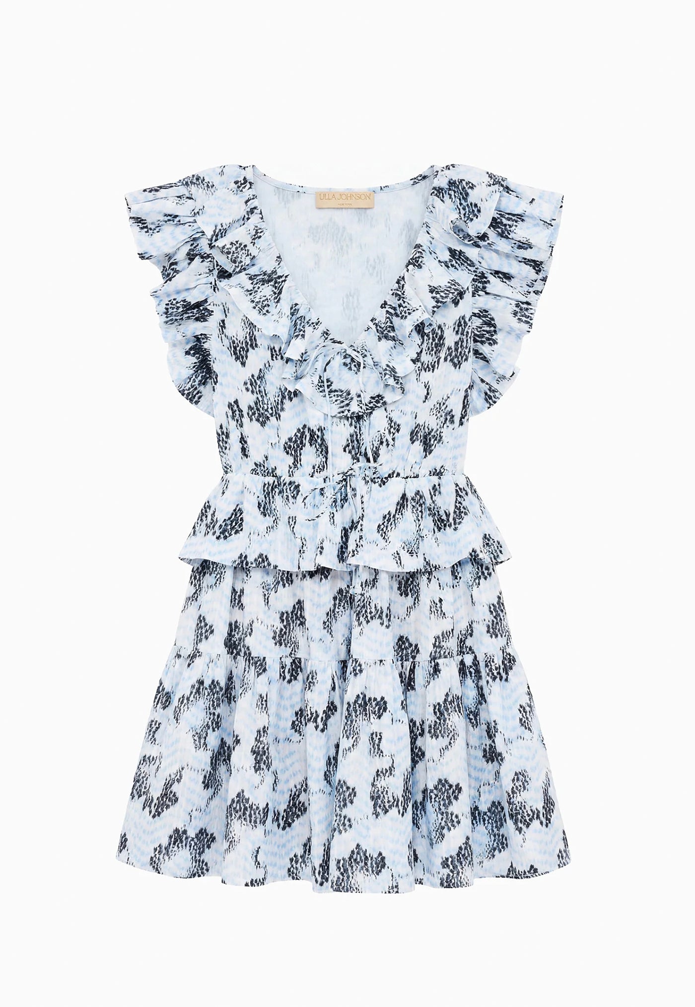 Celie Cotton Mini Dress - Ciel
