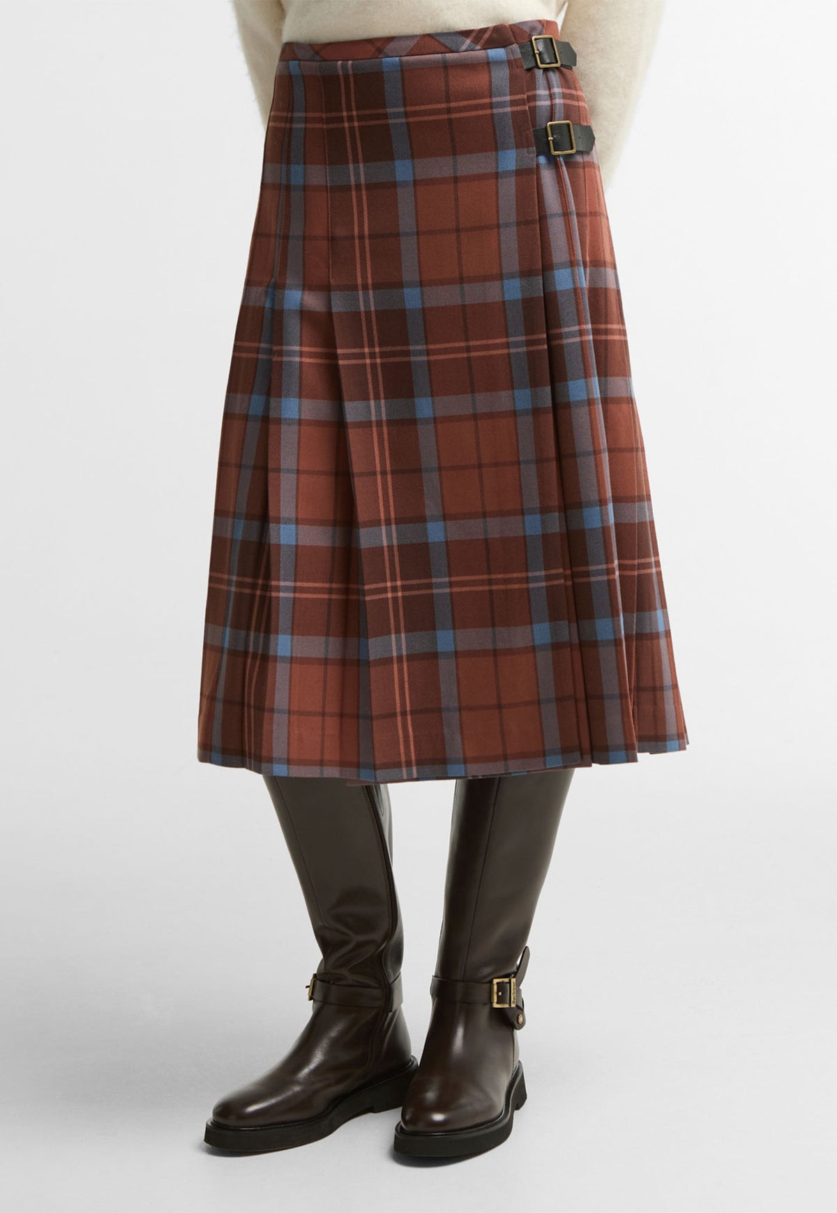 Barbour x Farm Rio Allamanda Skirt - Tropical Tea