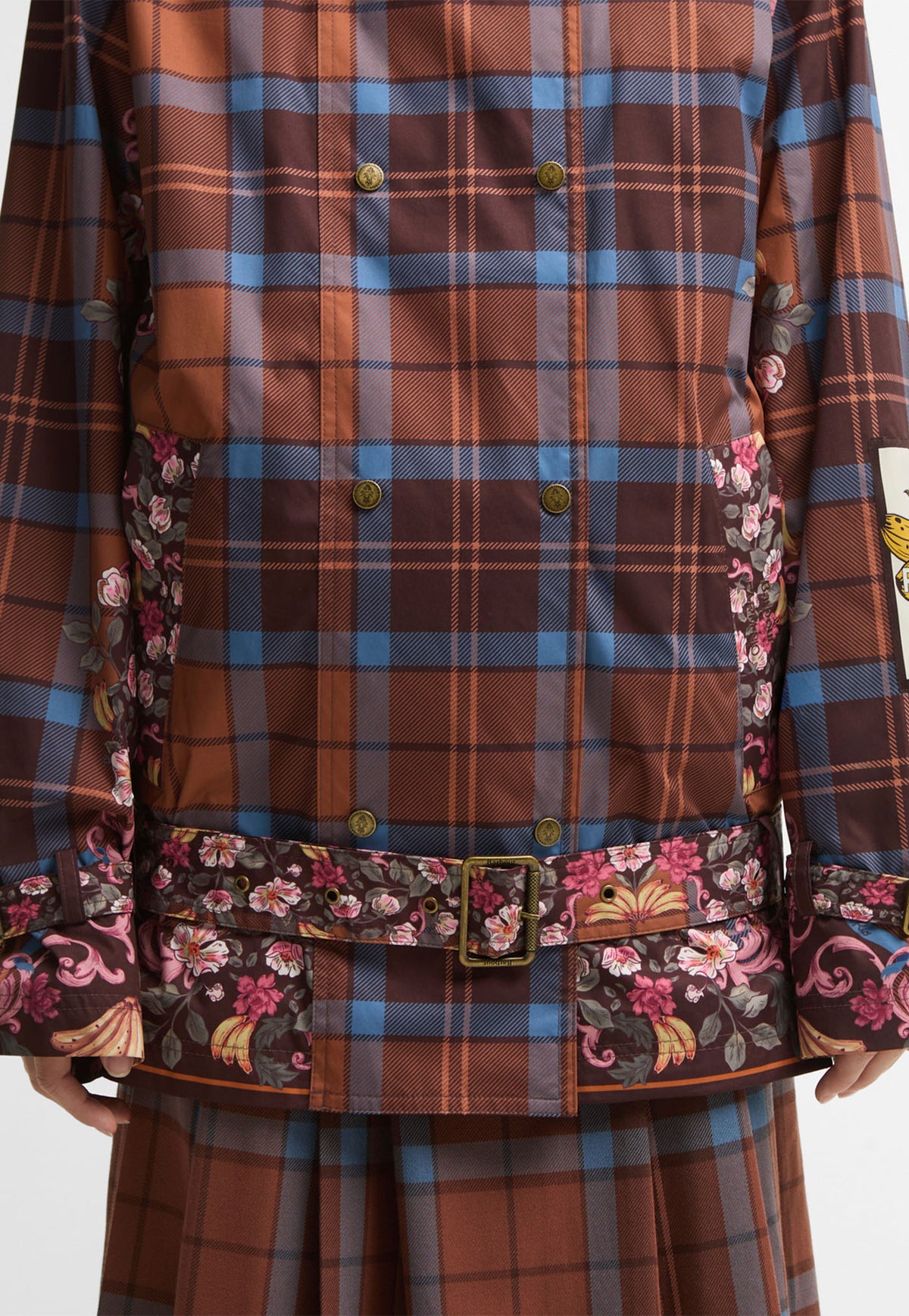 Barbour x Farm Rio Petrea Showerproof Jacket - Tropical Tea/Banana Print