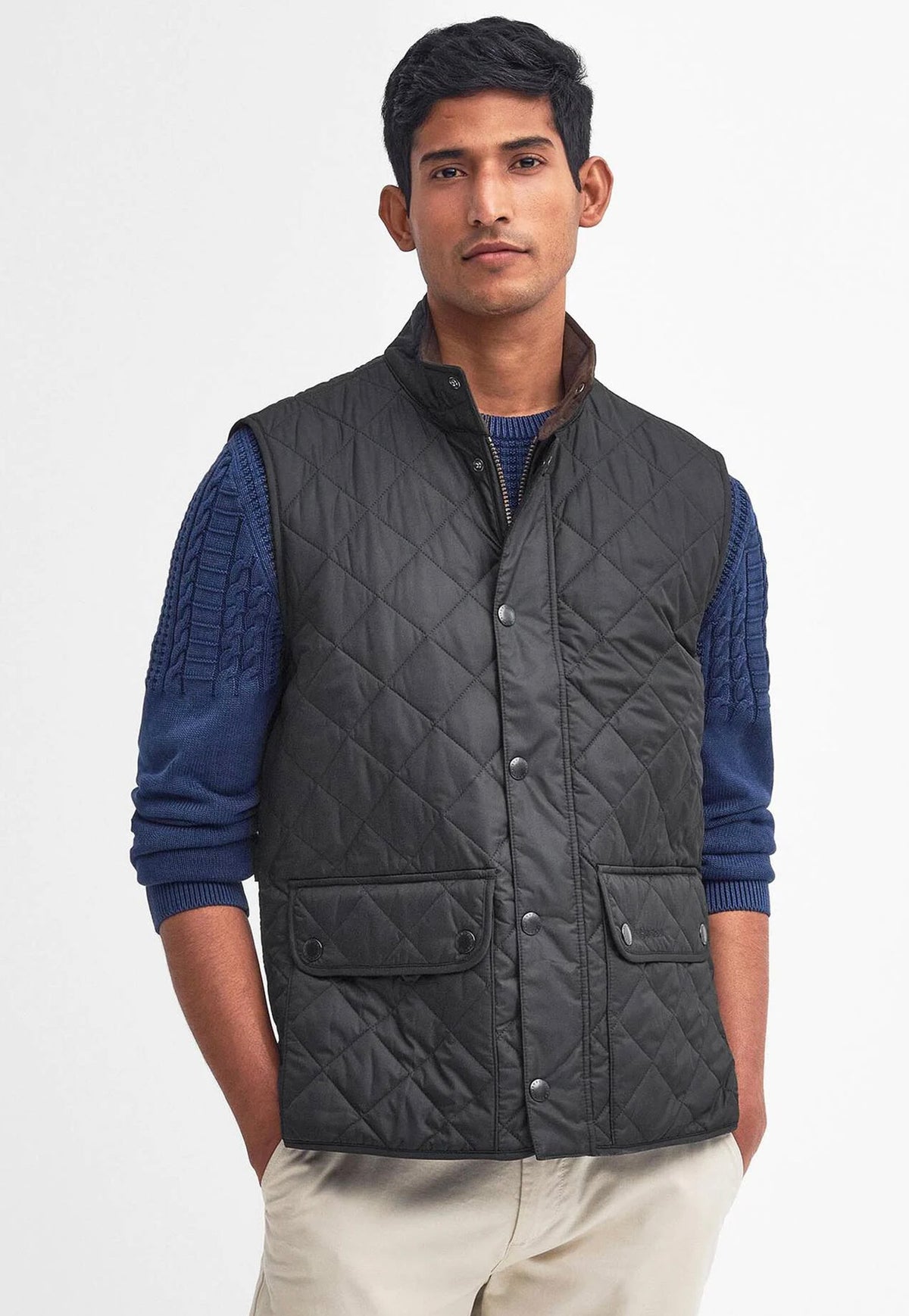 Lowerdale Quilted Gilet - Black