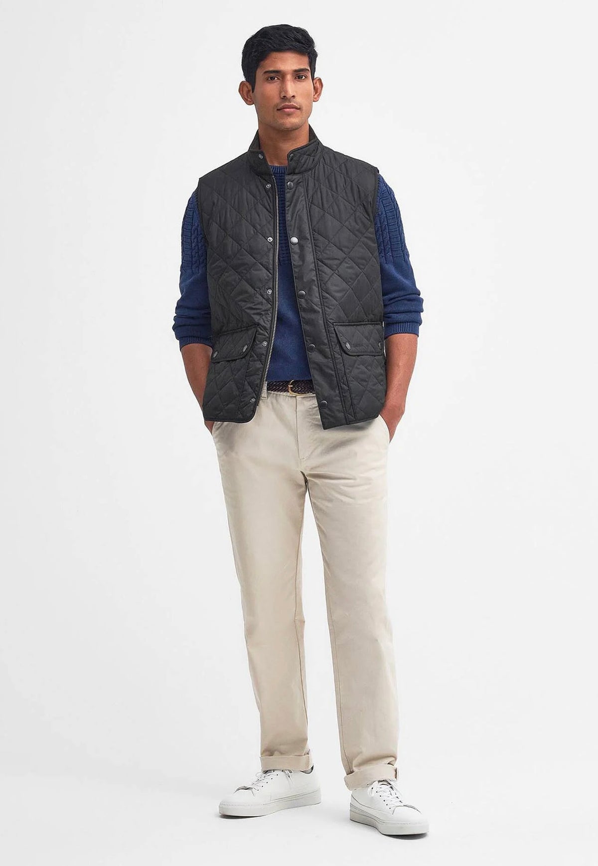 Lowerdale Quilted Gilet - Black