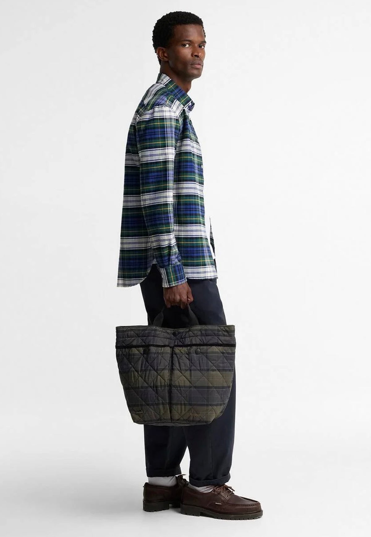 Tartan Liddesdale Tote Bag - Shadow Classic Tartan