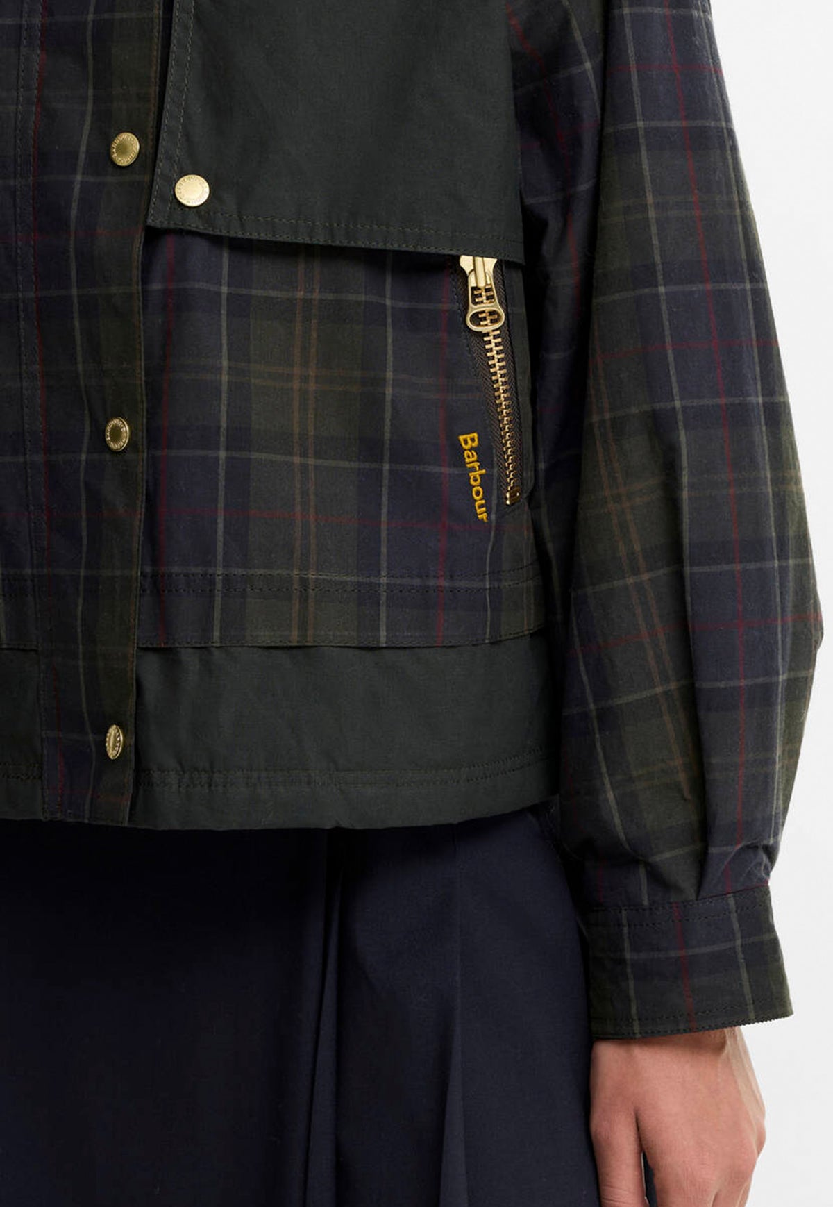 Truro Casual Jacket - Shadow Classic/Dark Fern/Mixed Tartan