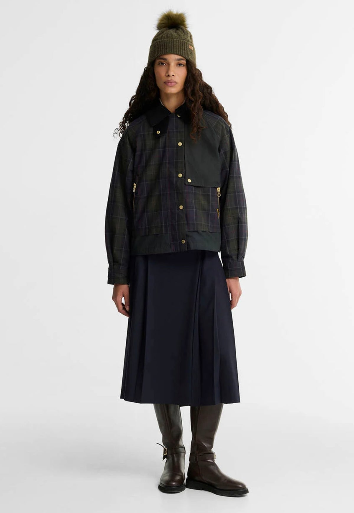Truro Casual Jacket - Shadow Classic/Dark Fern/Mixed Tartan
