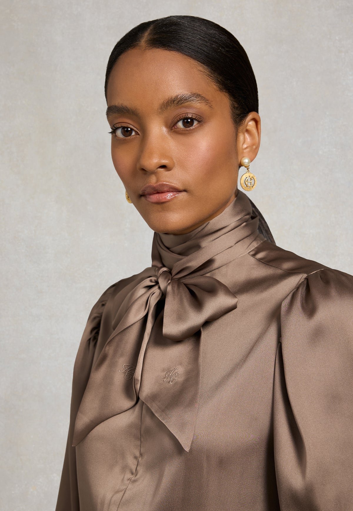 Ariella Blouse - Truffle