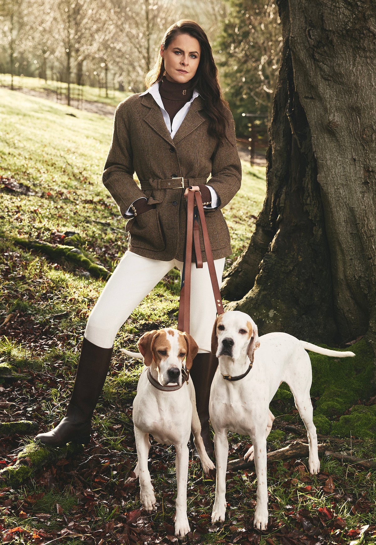 Cotswold Belted Jacket - Bamford Tweed