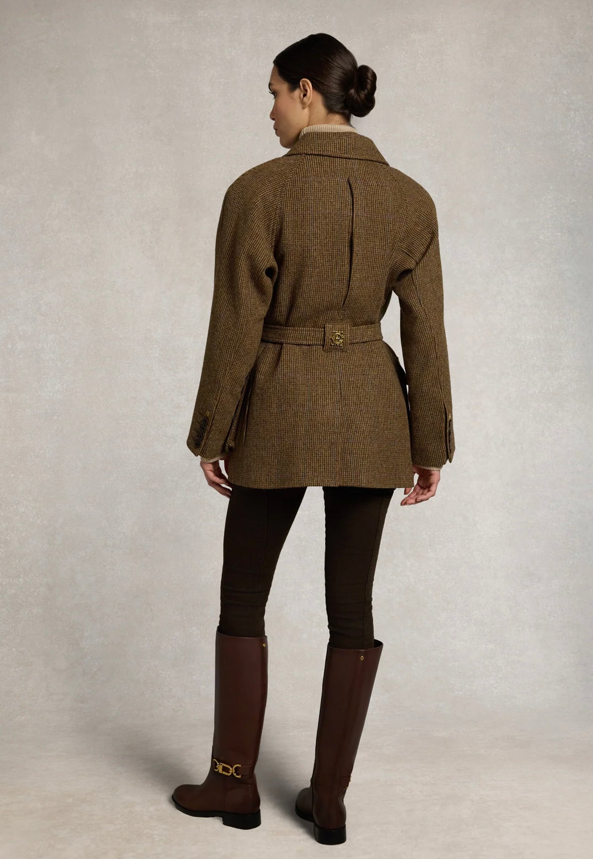Cotswold Belted Jacket - Bamford Tweed