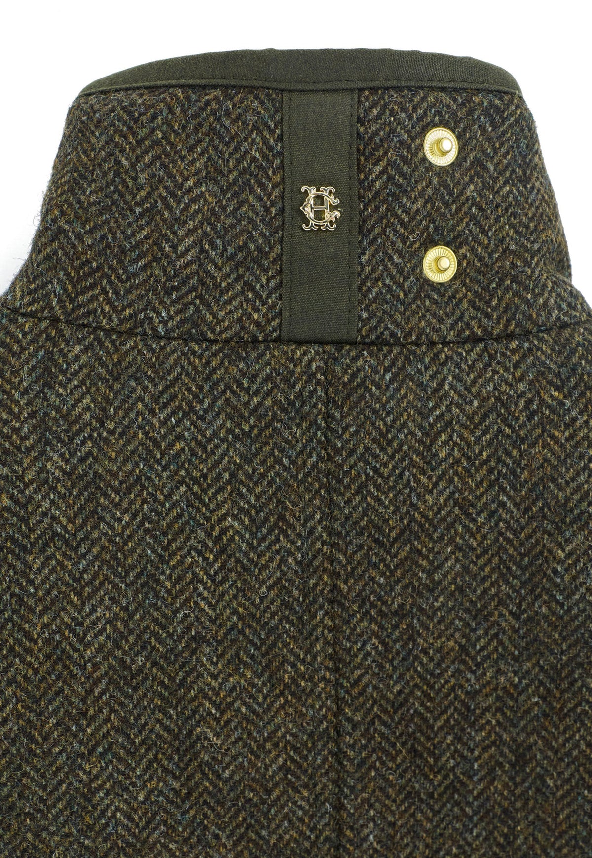 Country Classic Jacket - Dark Green Herringbone