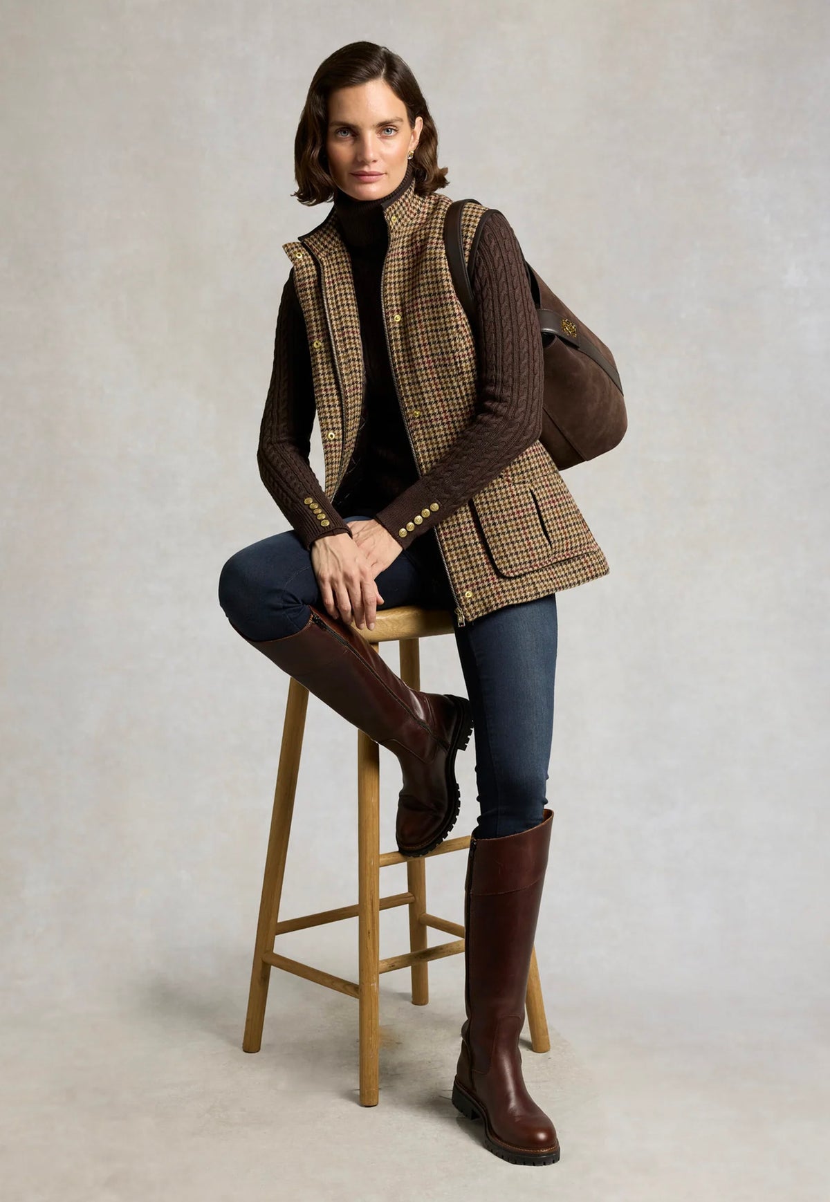 Country Classic Tweed Gilet - Cotswold Tweed