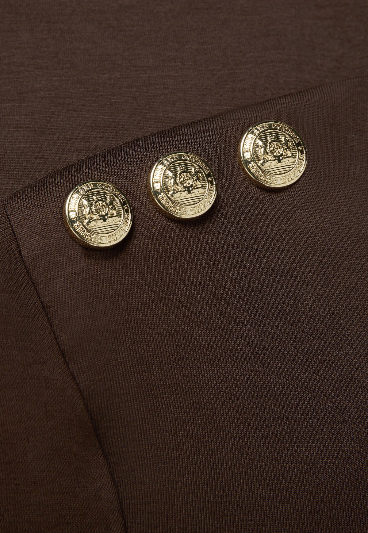 Harper Long Sleeve Top - Walnut
