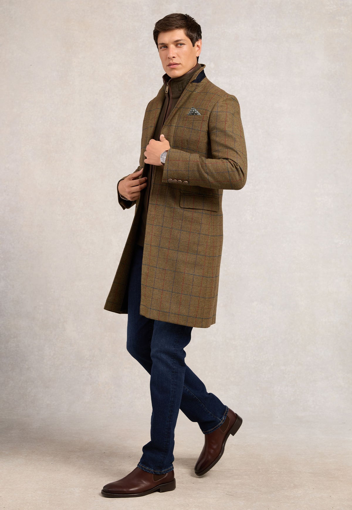 Men's Country Fleece Gilet - Khaki