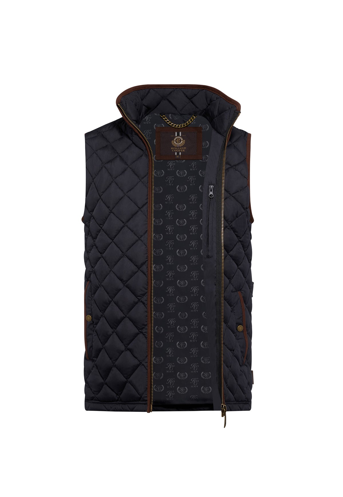Men's Country Quilted Gilet - Ink Navy