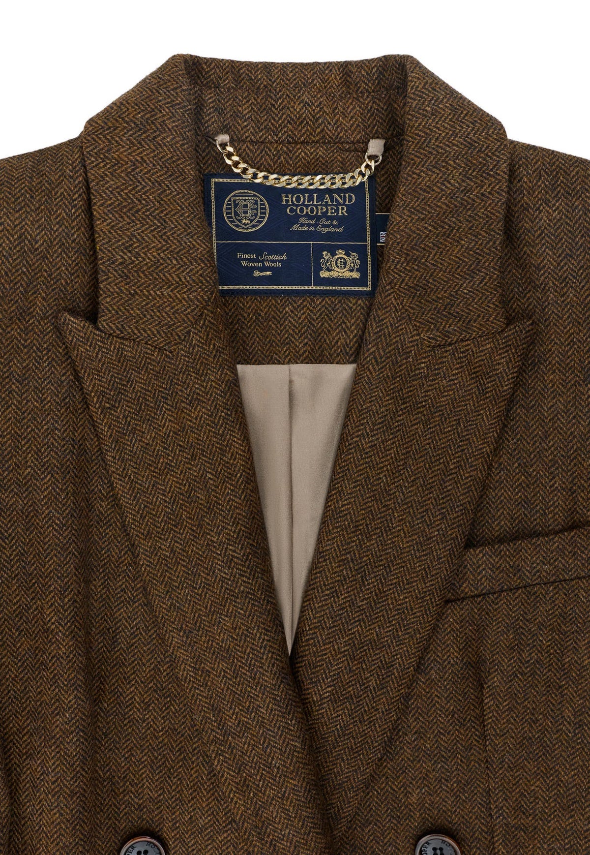The Portman Blazer - Tobacco Herringbone