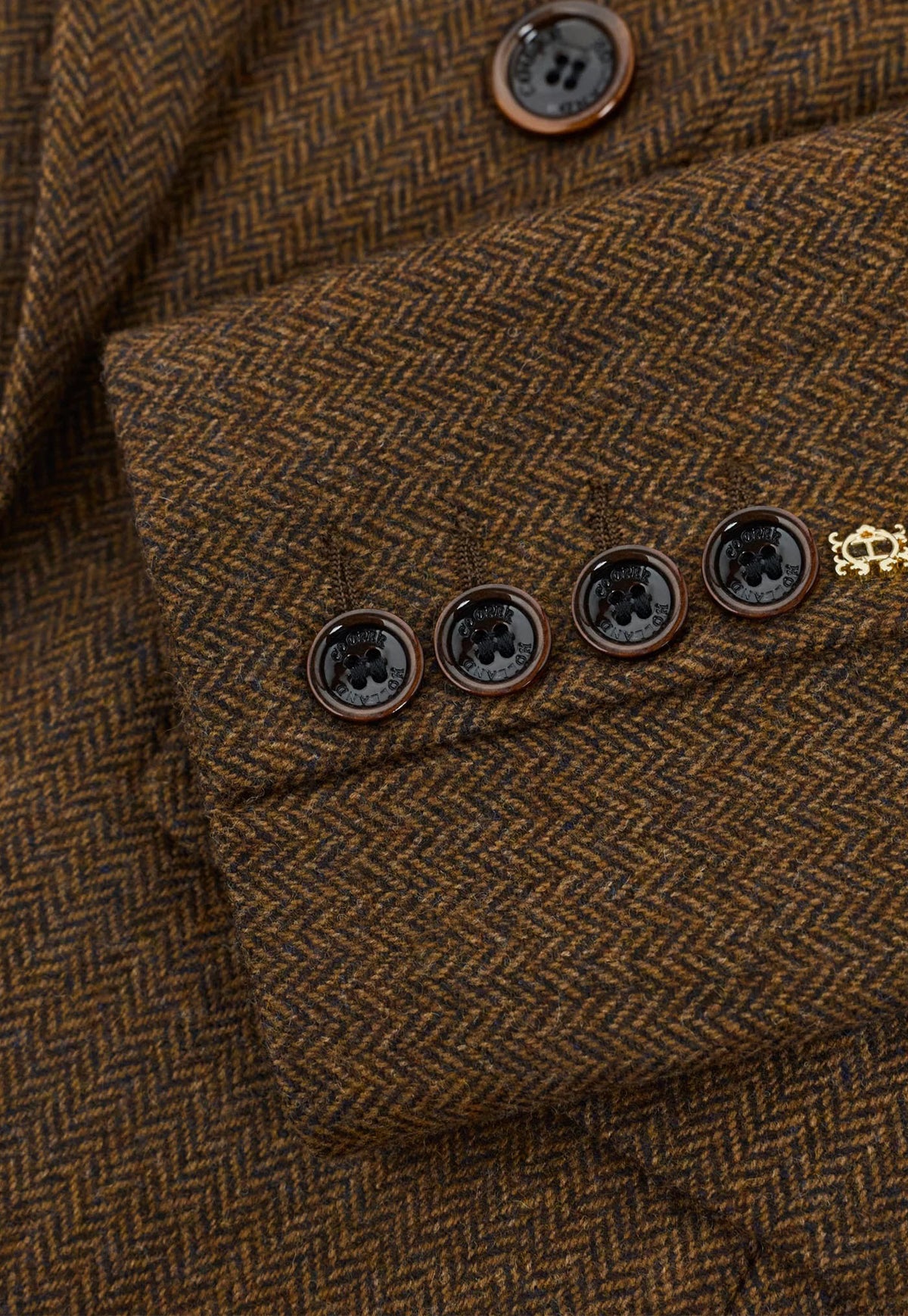 The Portman Blazer - Tobacco Herringbone