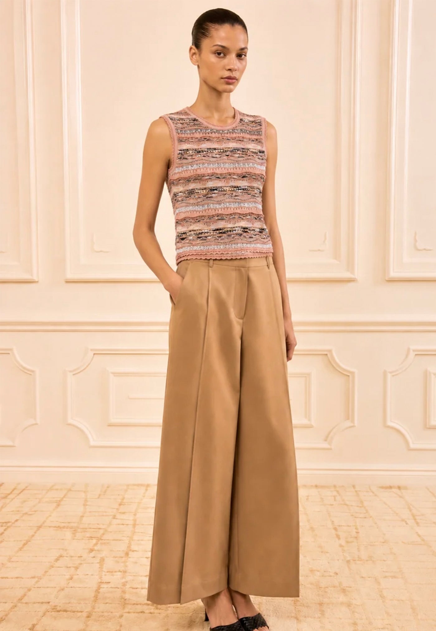Alisa Knit Top - Hibiscus
