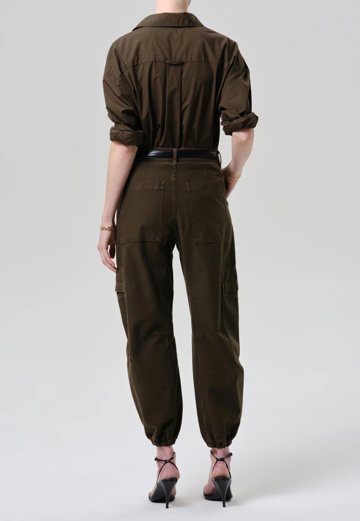 Ciela Bubble Hem Utility - Moss