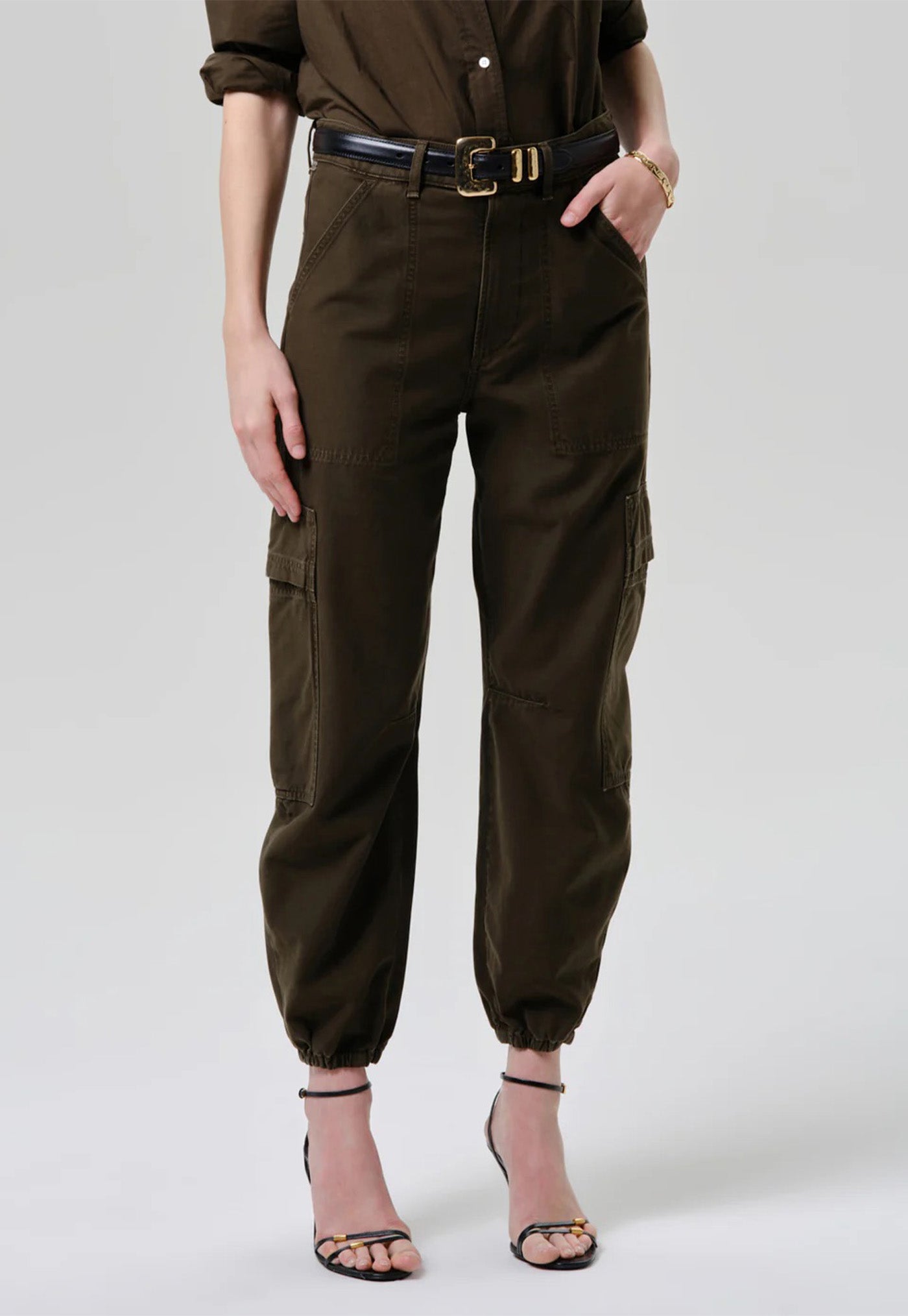 Ciela Bubble Hem Utility - Moss