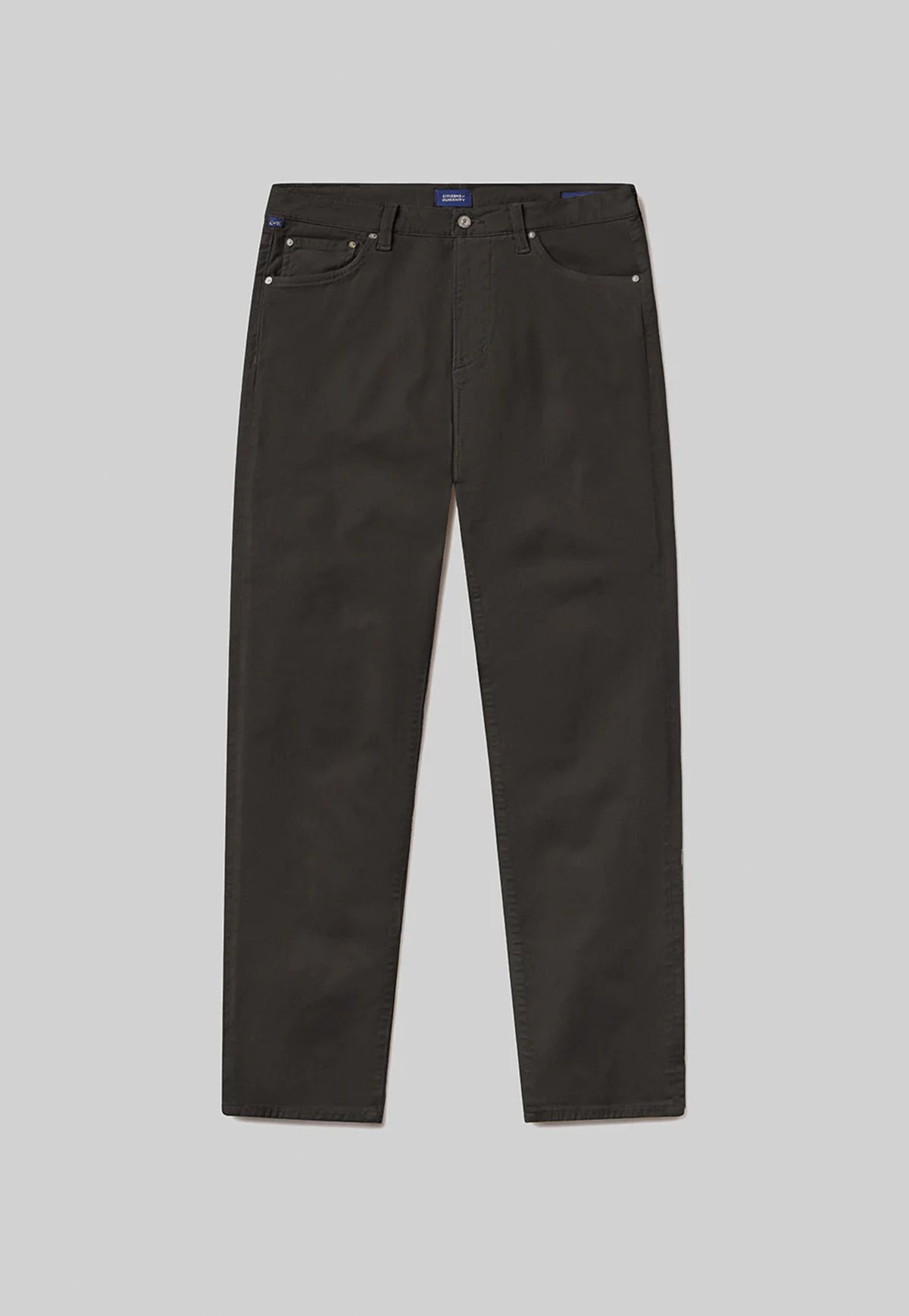 Elijah Straight Cashmere Touch Jean - Forest