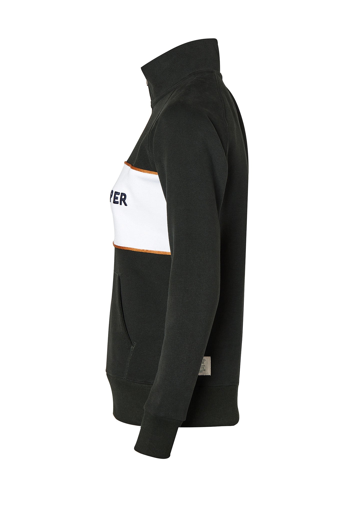 Sporting Goods Zip Henley - Racing Green