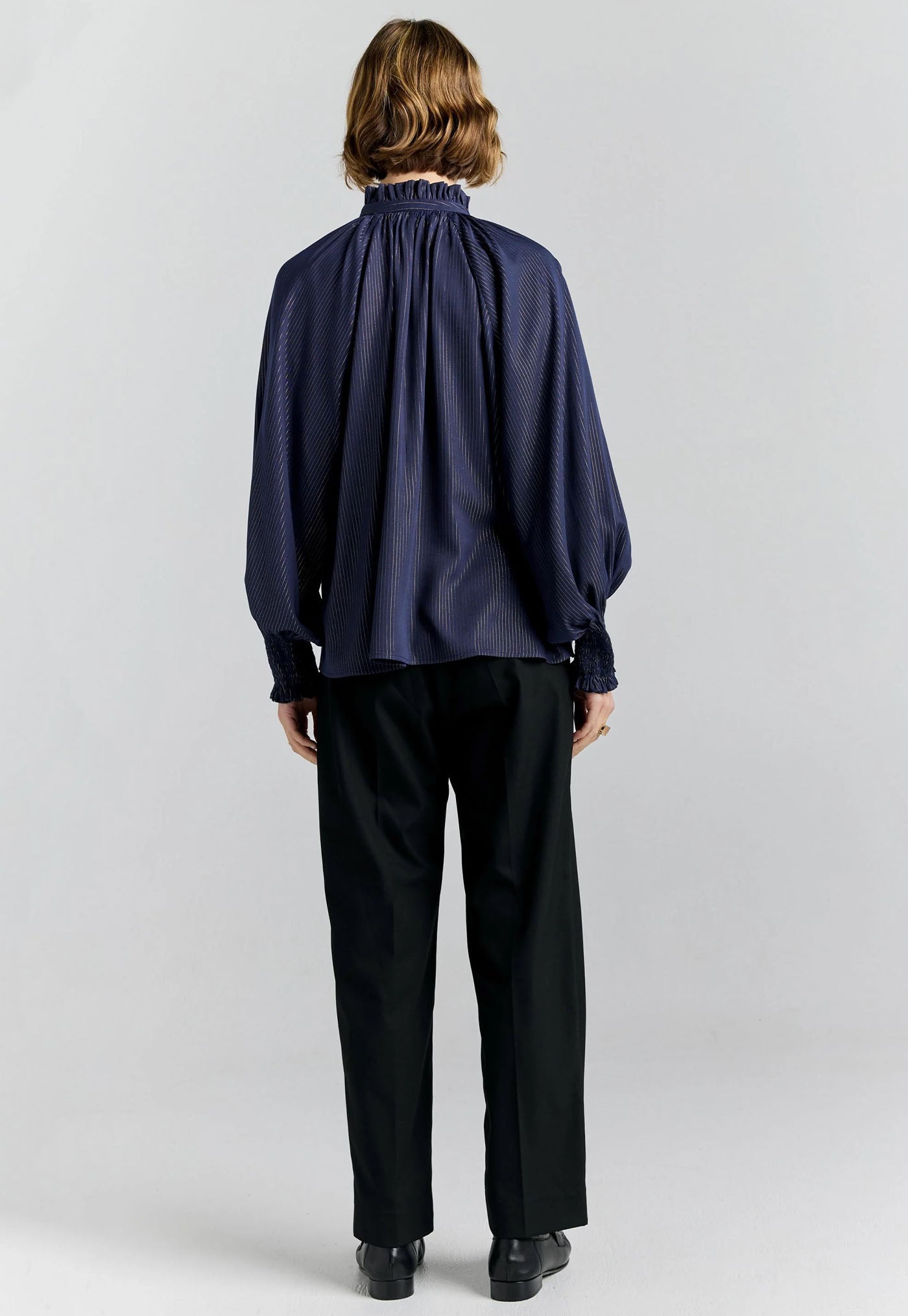 Province Blouse - Navy