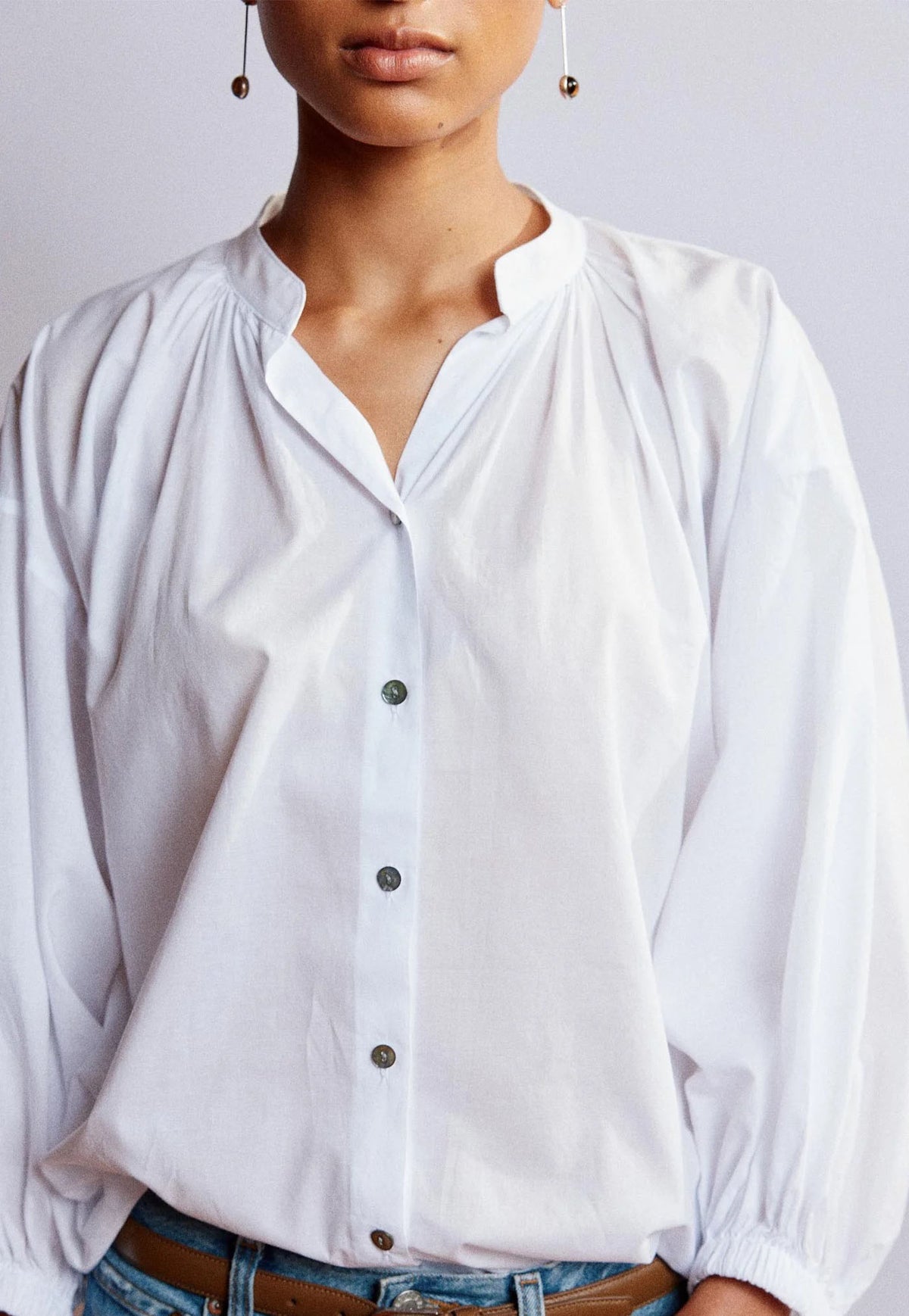 Everyday Blouse - Cotton Lawn White