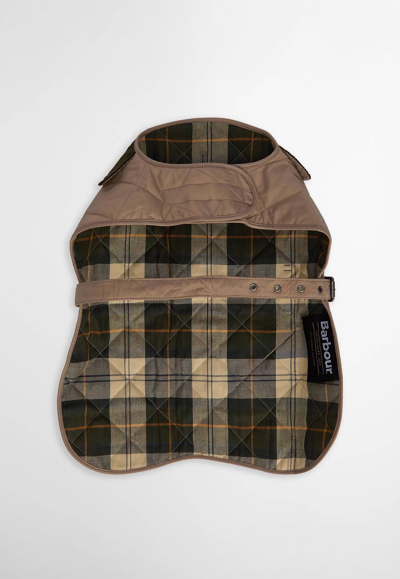 Quilted Dog Coat - Sand/Dune