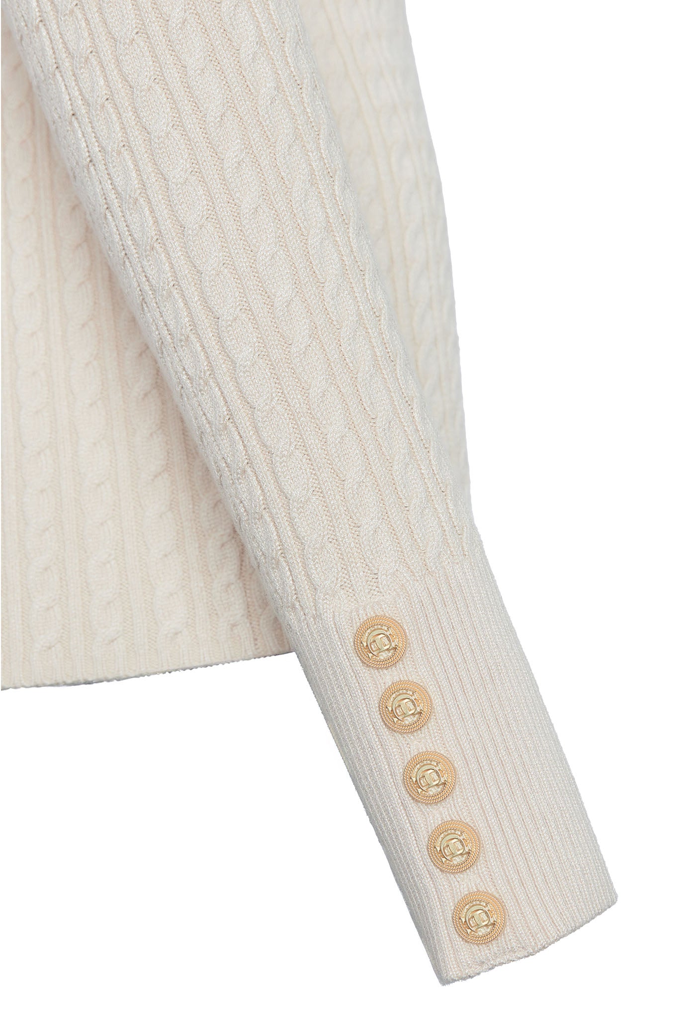 Ava Quarter Zip Knit - Almond
