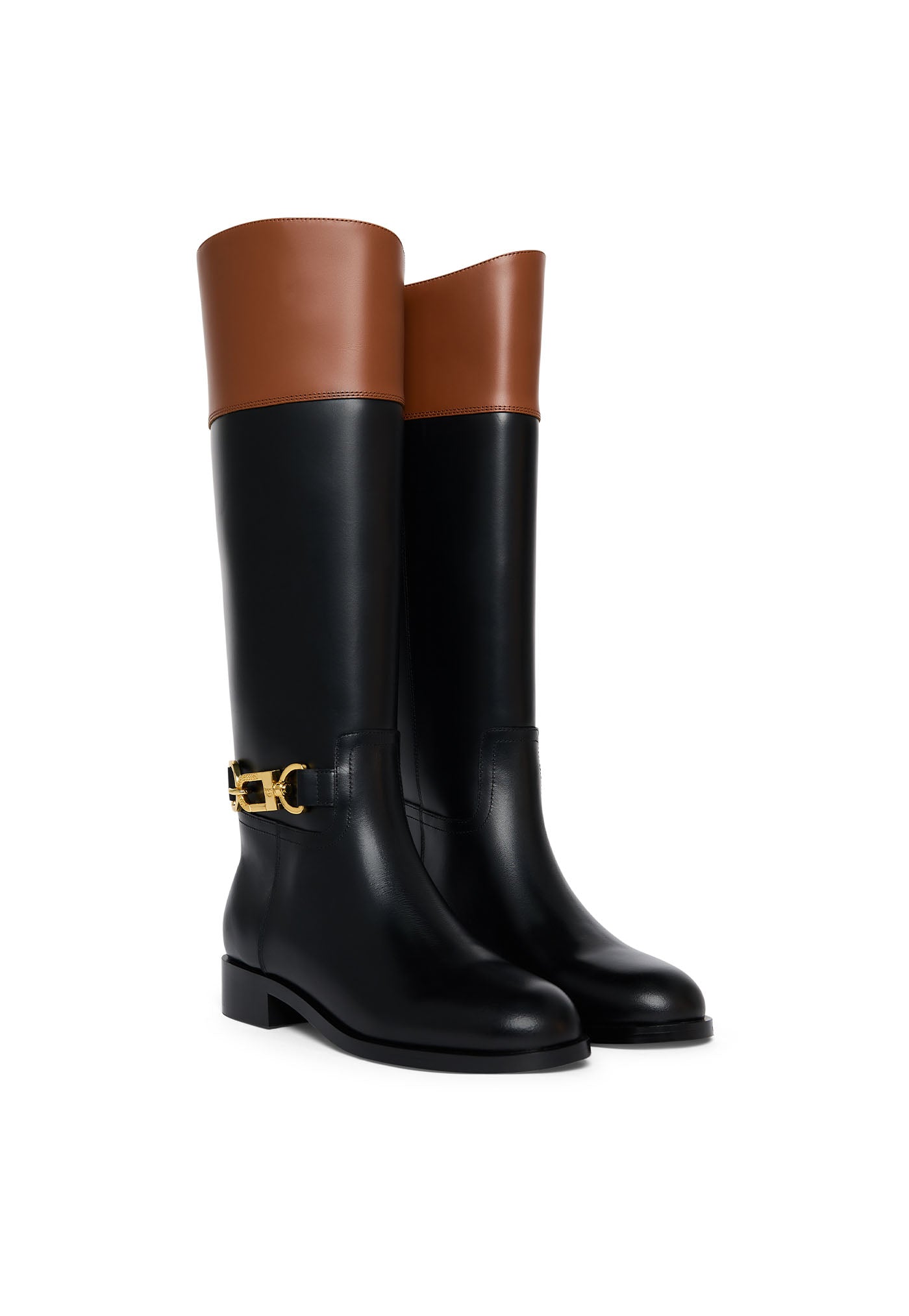 Bridle Boot - Black Tan